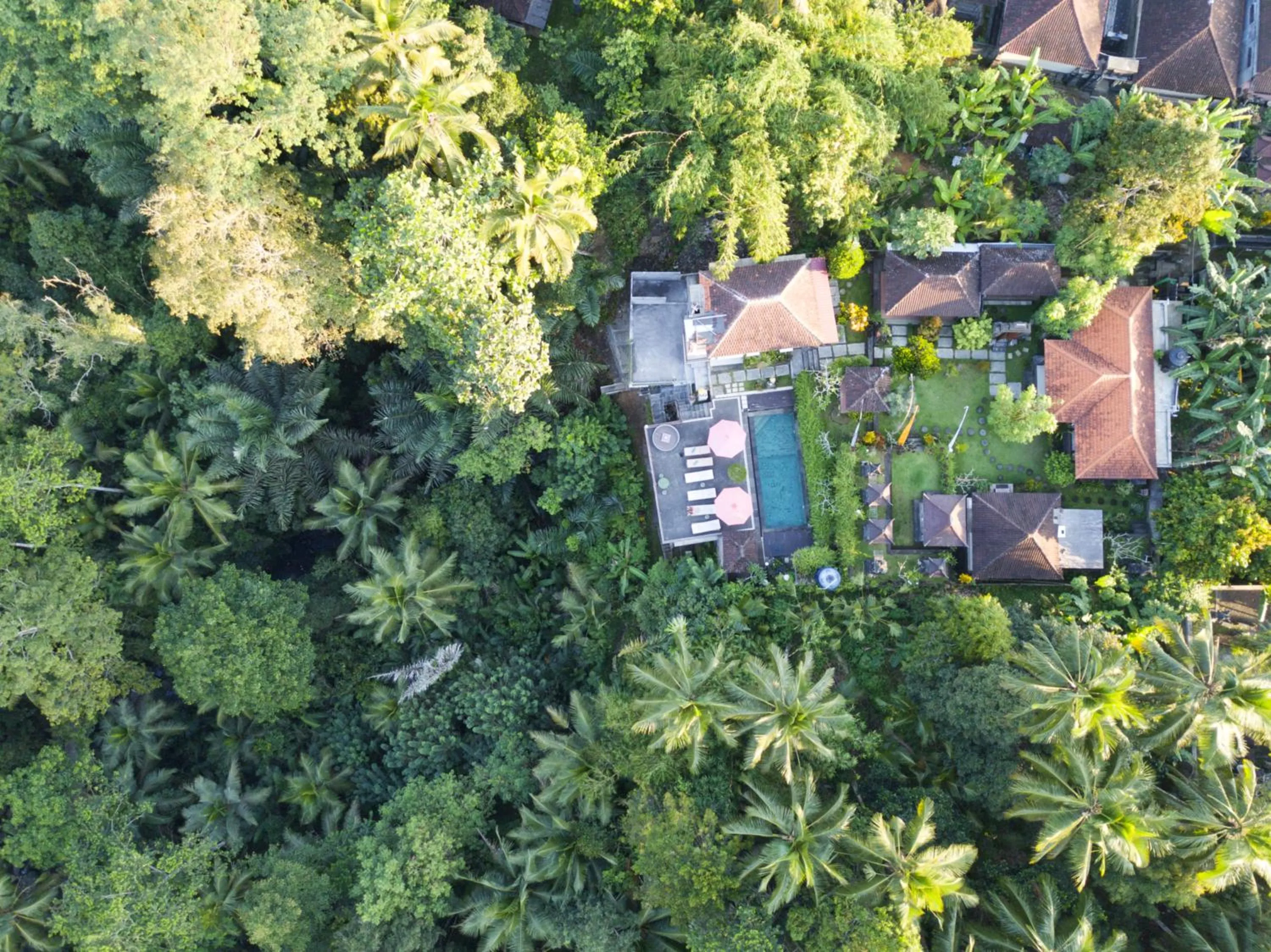Garden view in Astana Swaha Villa