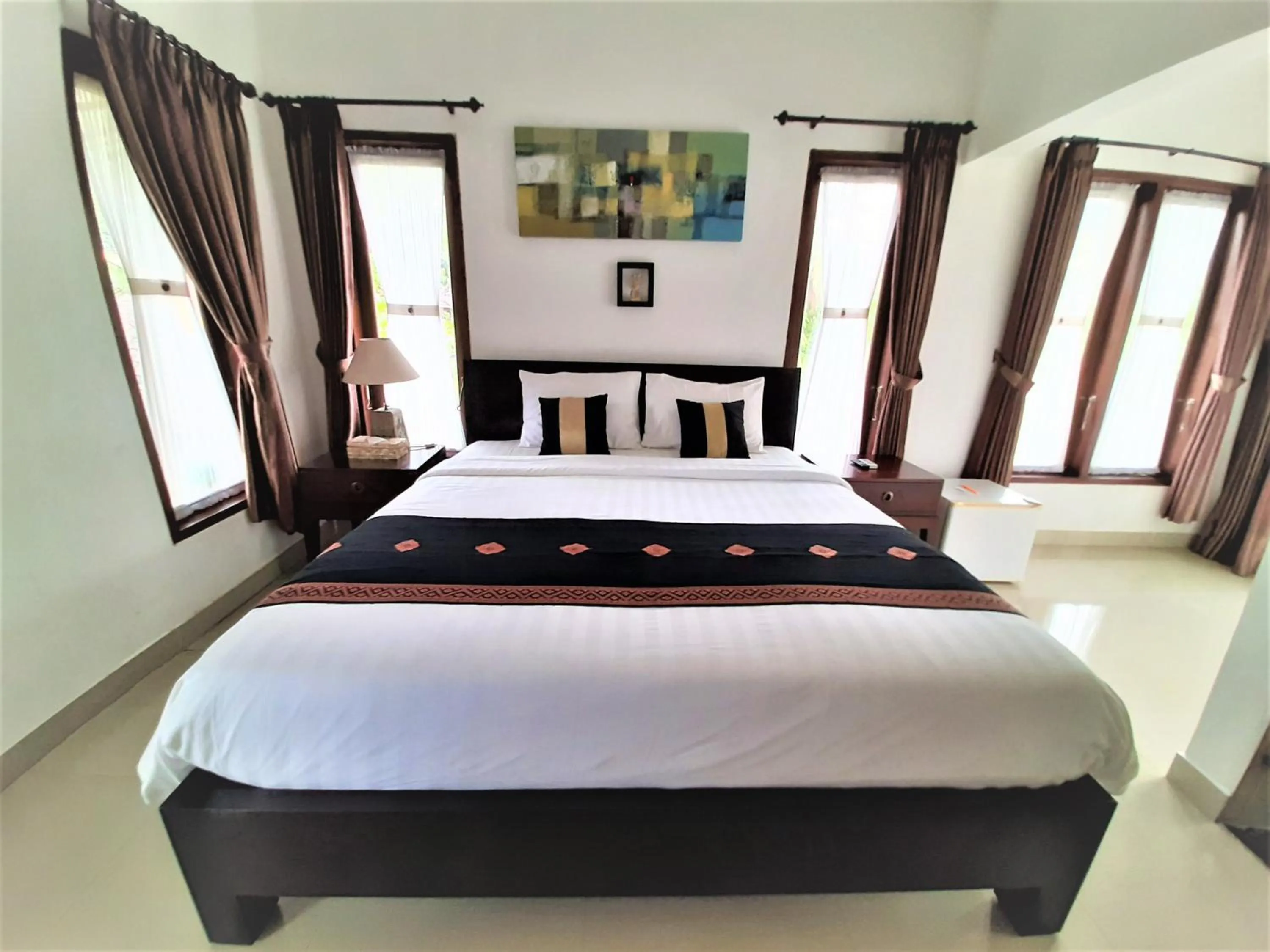 Bed in Astana Swaha Villa