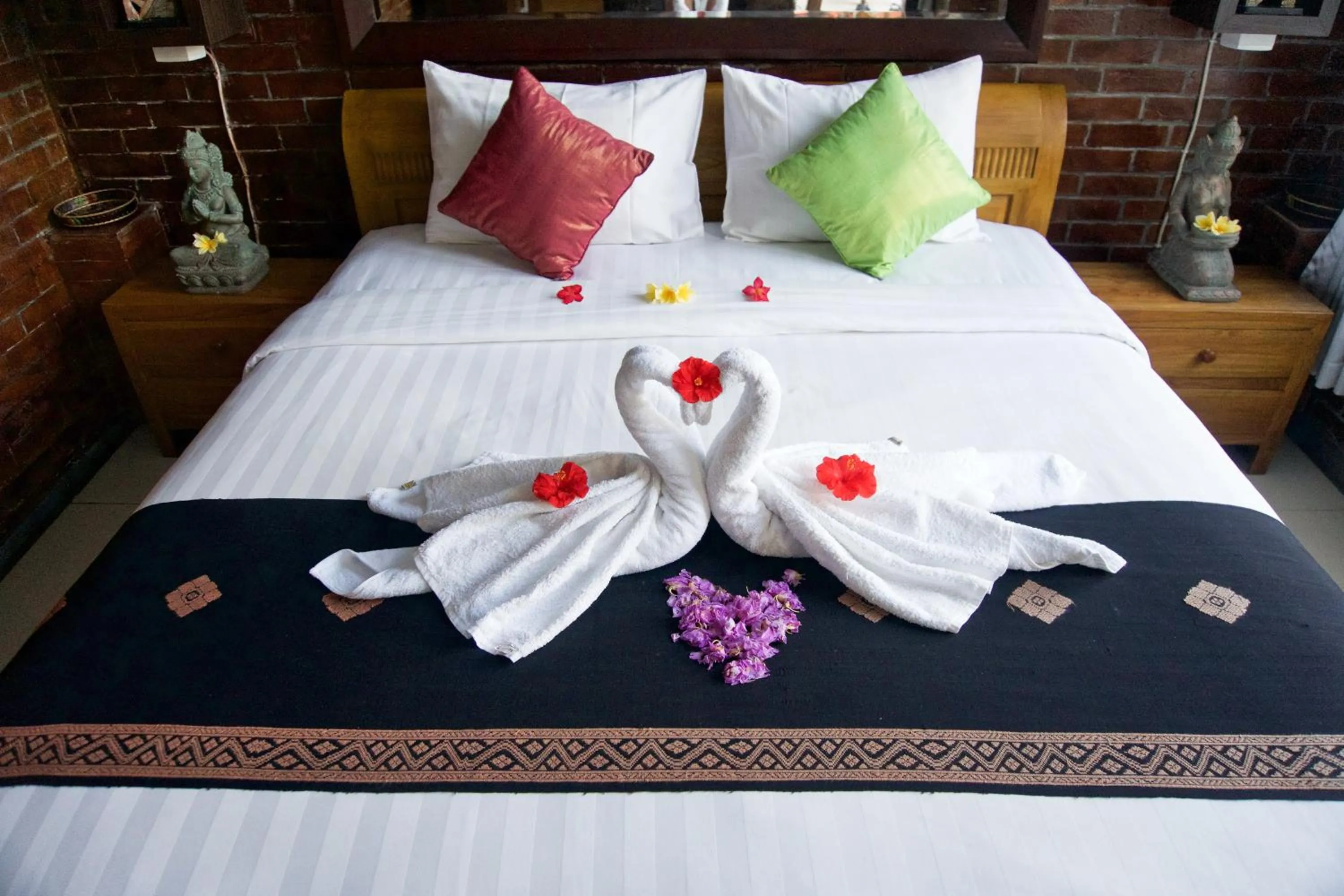 Bed in Astana Swaha Villa