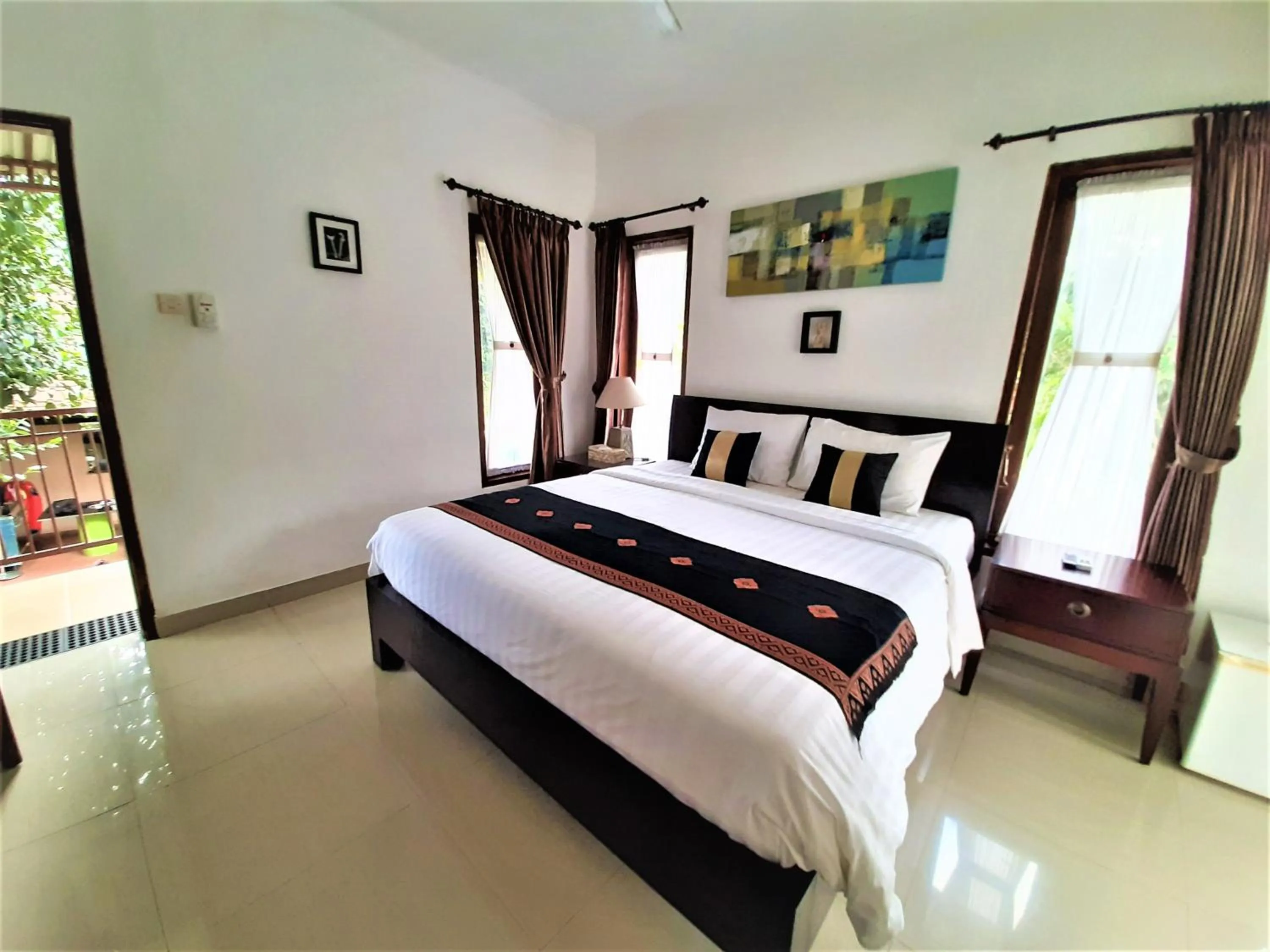 Bed in Astana Swaha Villa