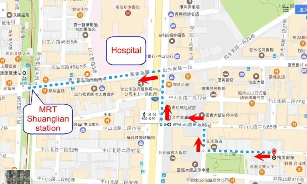 Location in GAWA Hotel