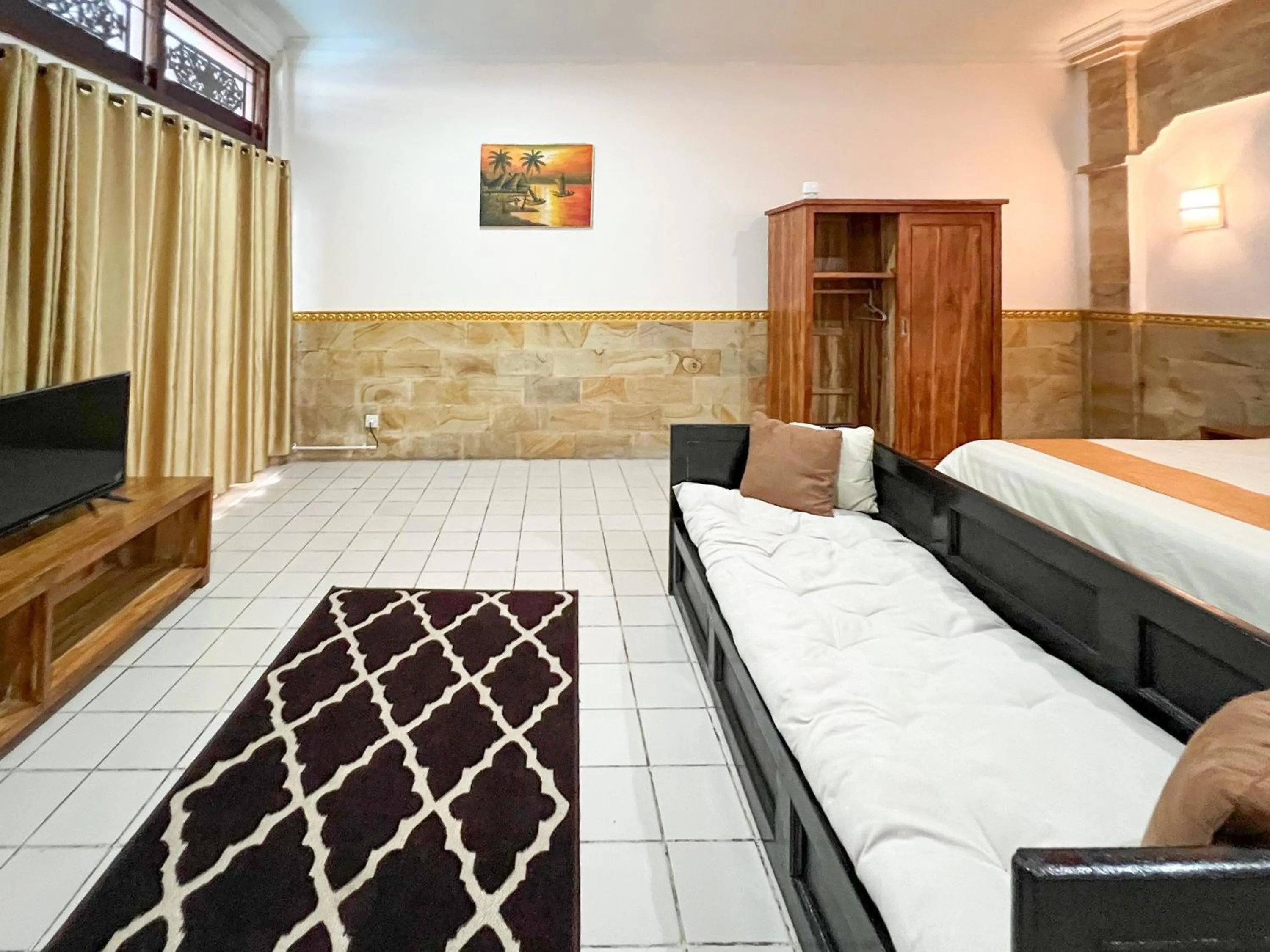 Bedroom, Bed in The Lavana Natasya Kuta Beach