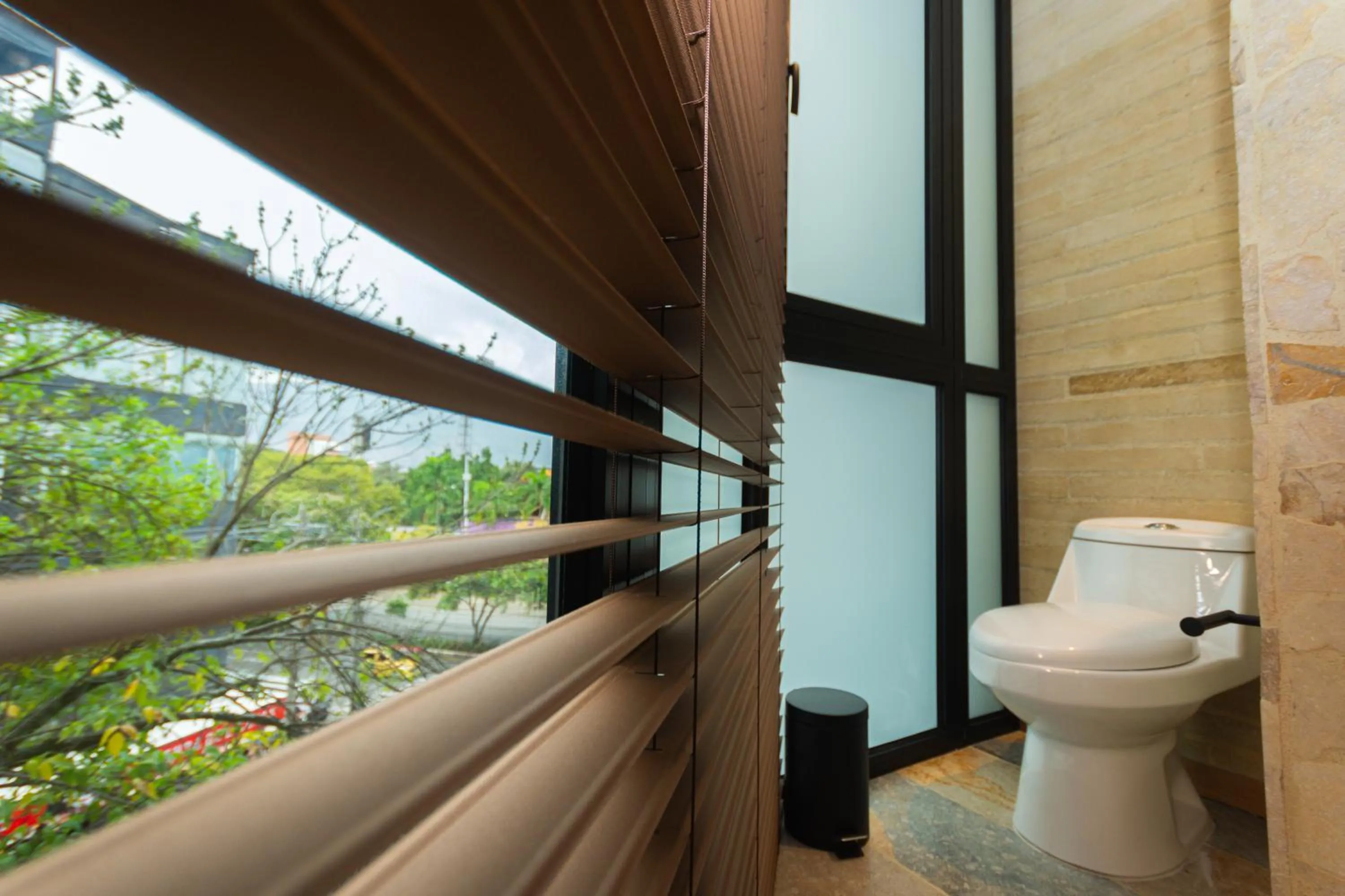 Toilet in Hotel Boutique Obelisco