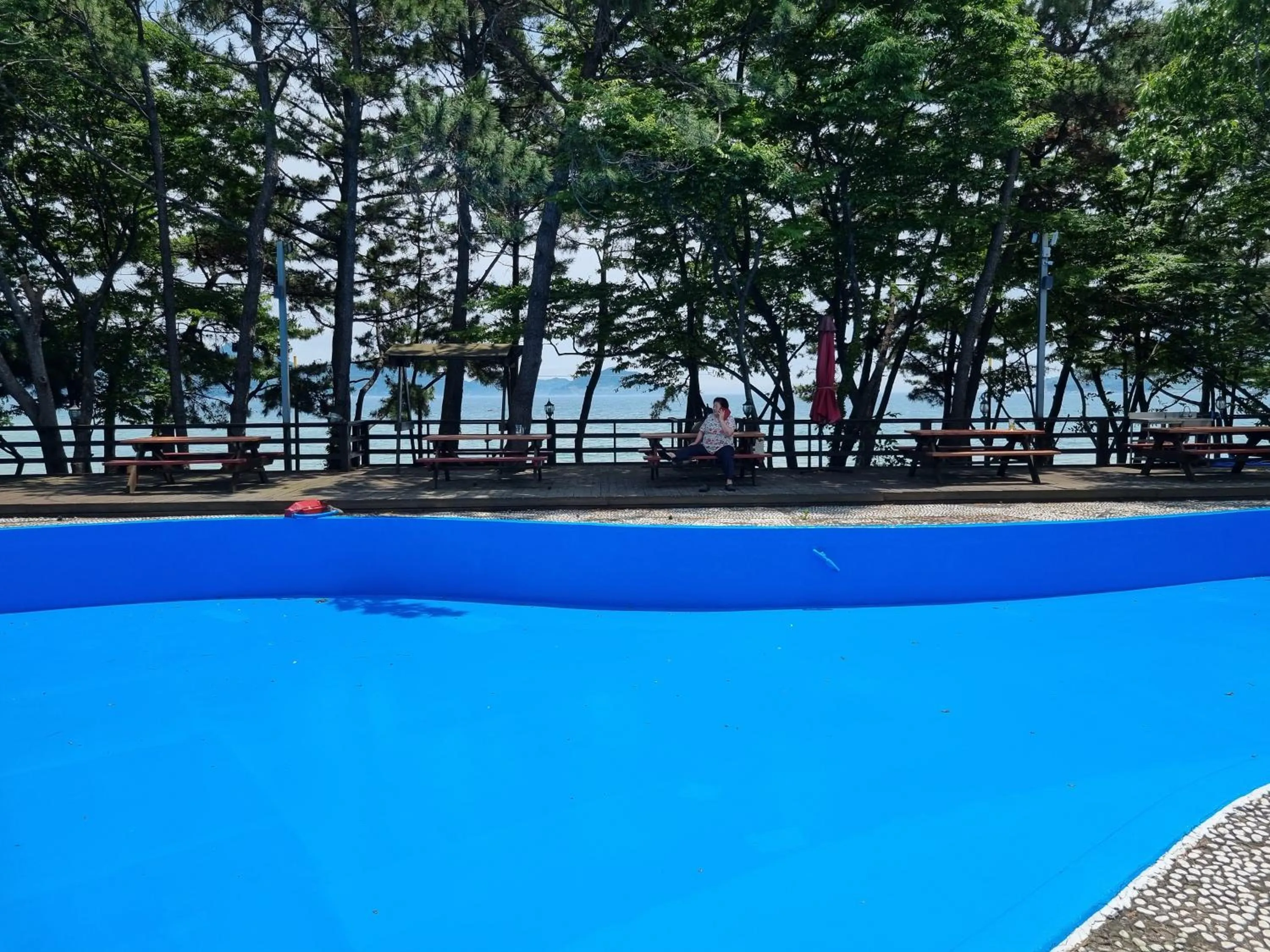 Swimming pool in Namhae Beach Hotel