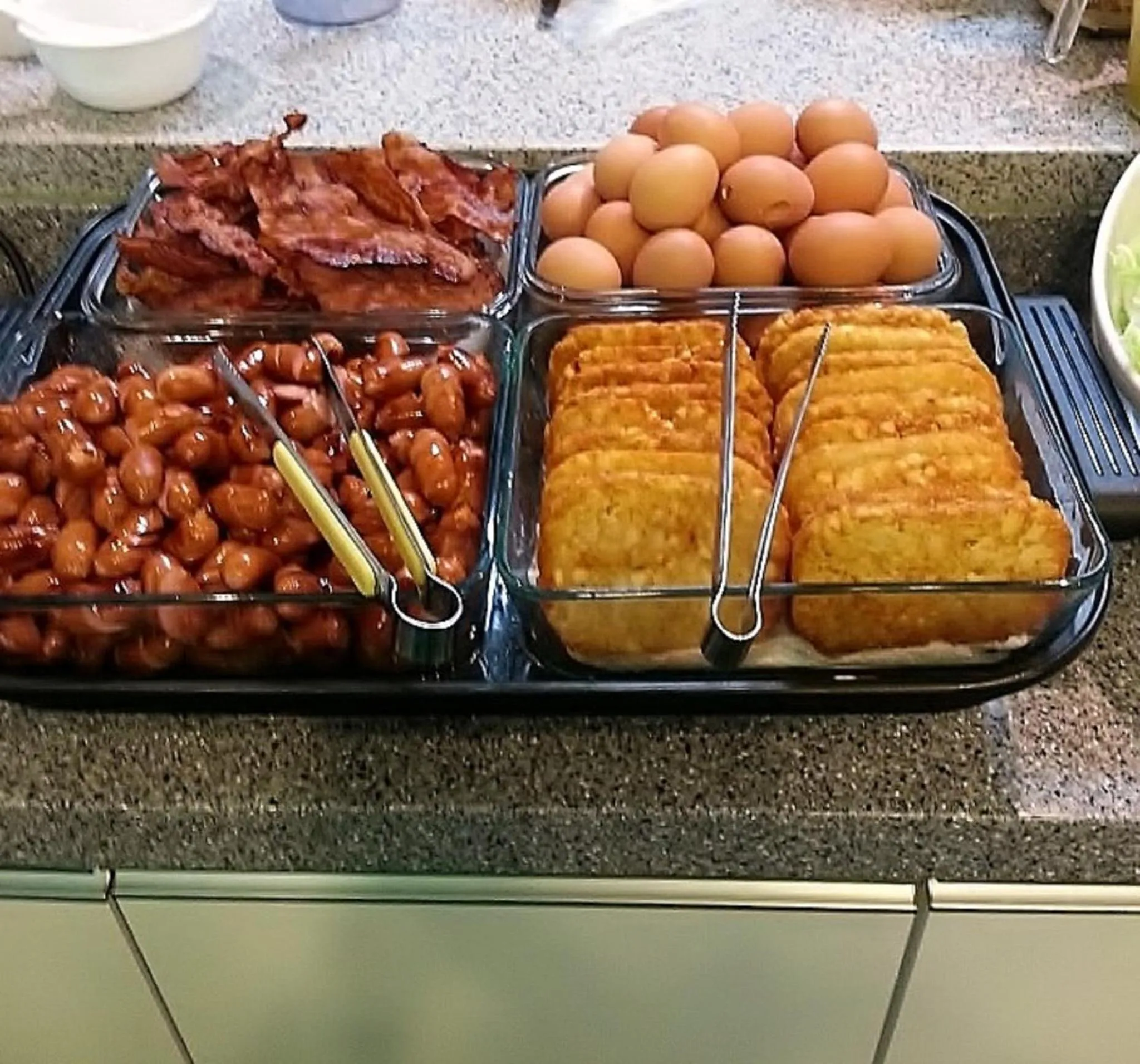 American breakfast in Gunsan Western Hotel