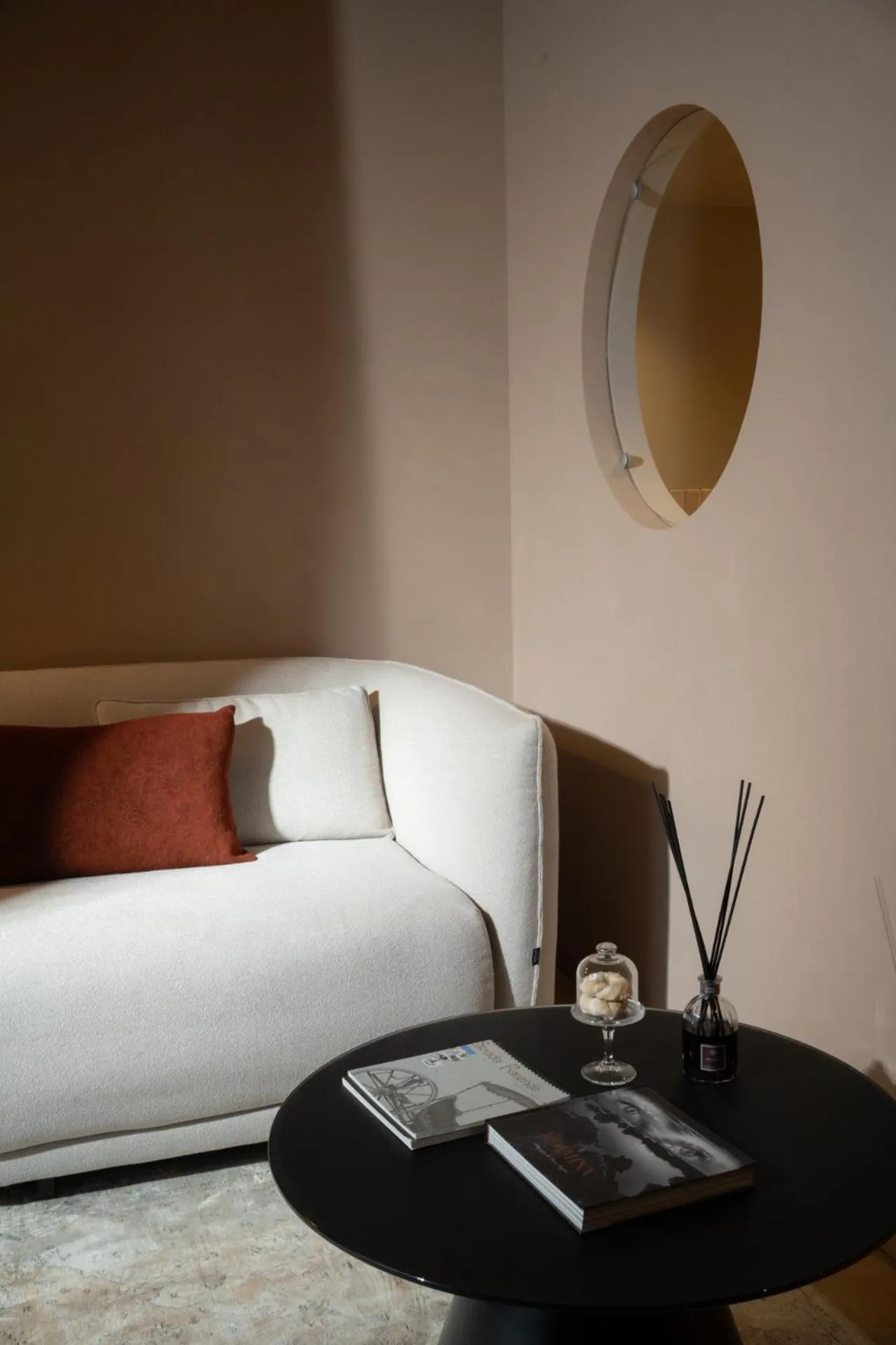 Seating area in Palazzo Balsamo Boutique Hotel