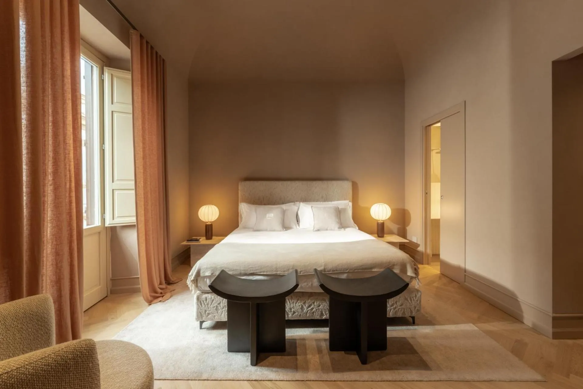 Bed in Palazzo Balsamo Boutique Hotel