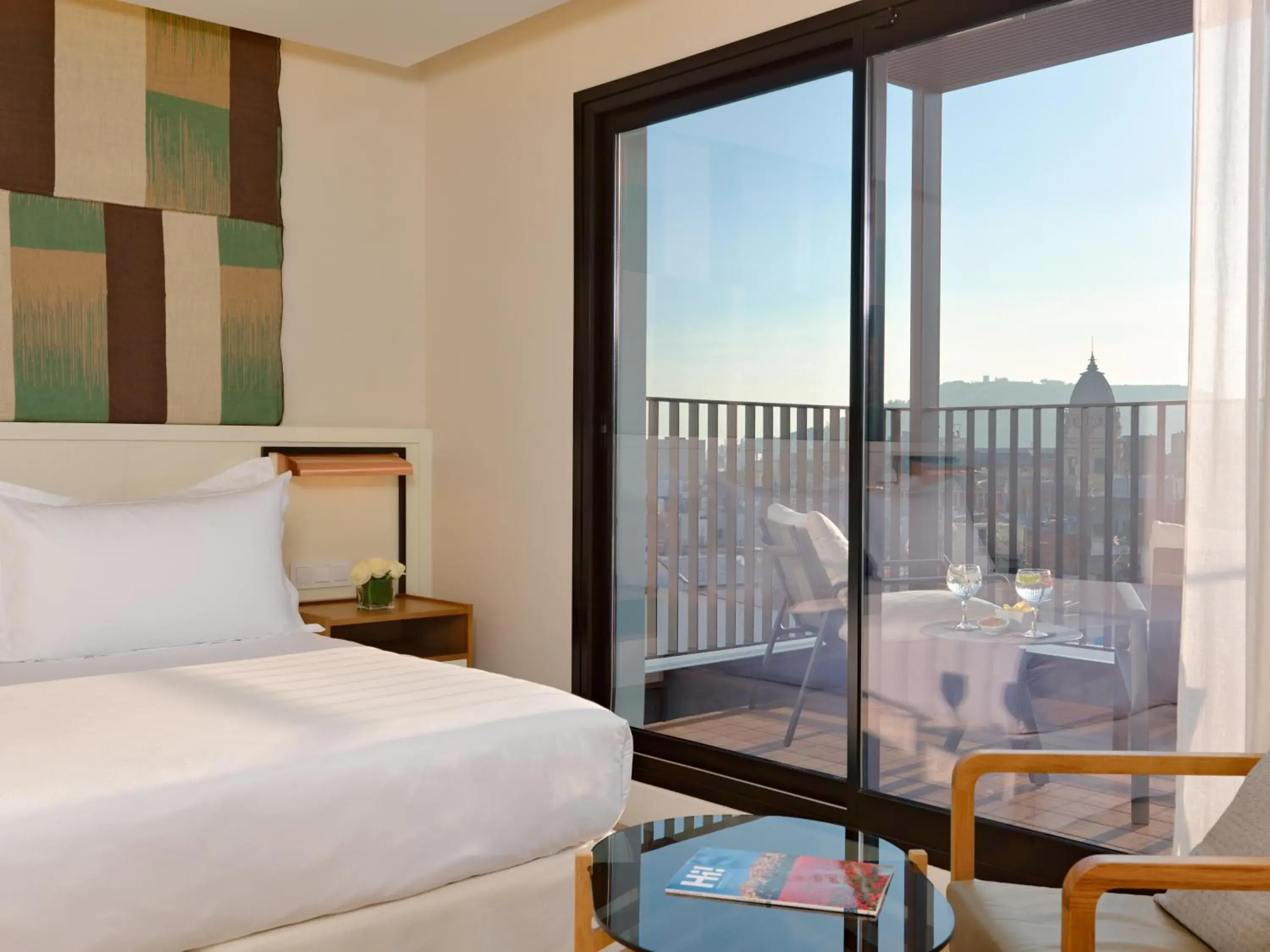 Balcony/Terrace, Bed in H10 Cubik 4* Sup Balcony/Terrace, Bed in H10 Cubik 4* Sup