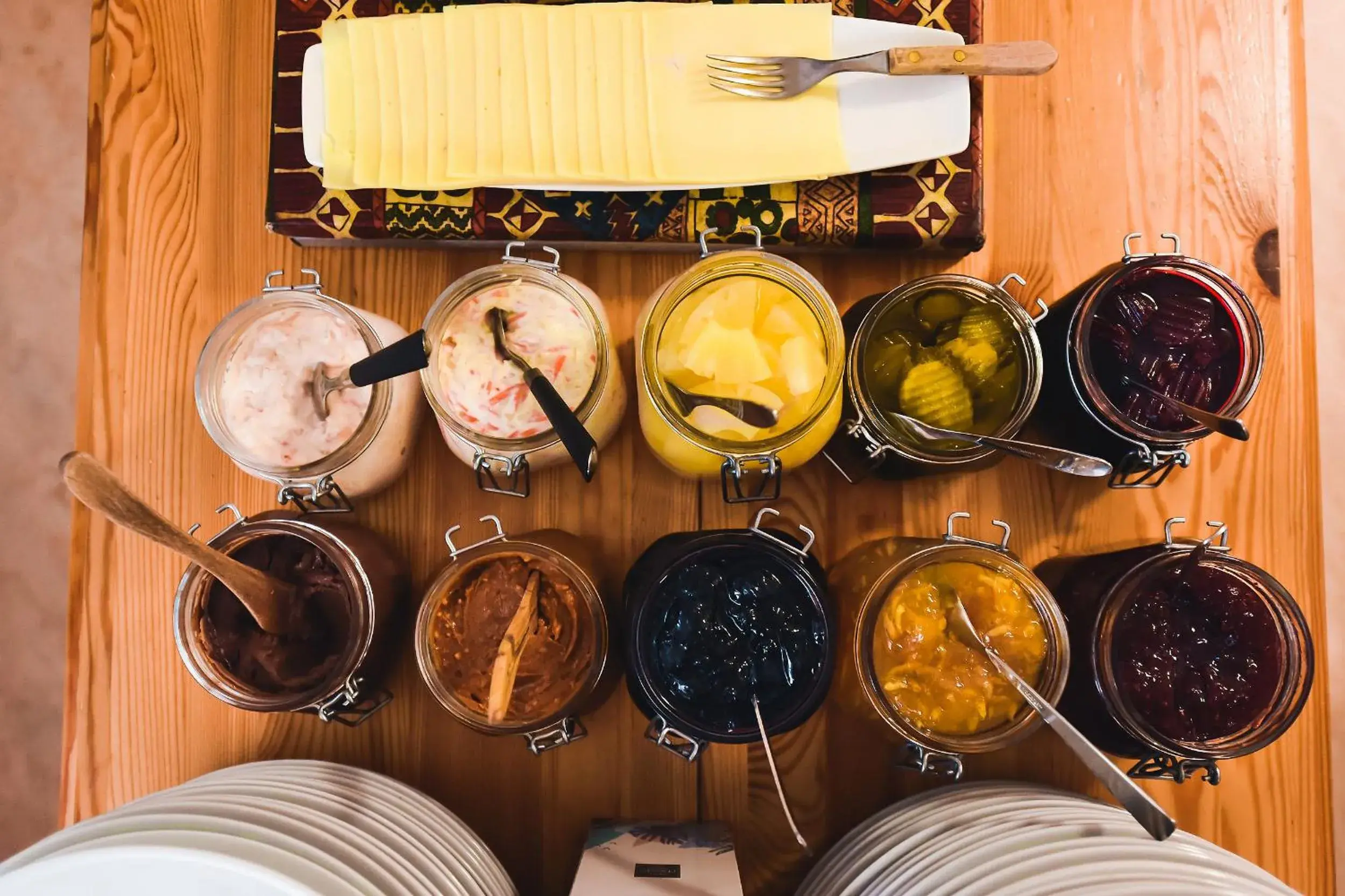 Continental breakfast in Gjestehuset 102 Continental breakfast in Gjestehuset 102