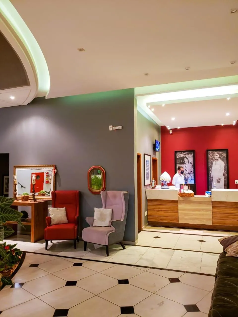 Lobby or reception in Vivas Hotel e Casa