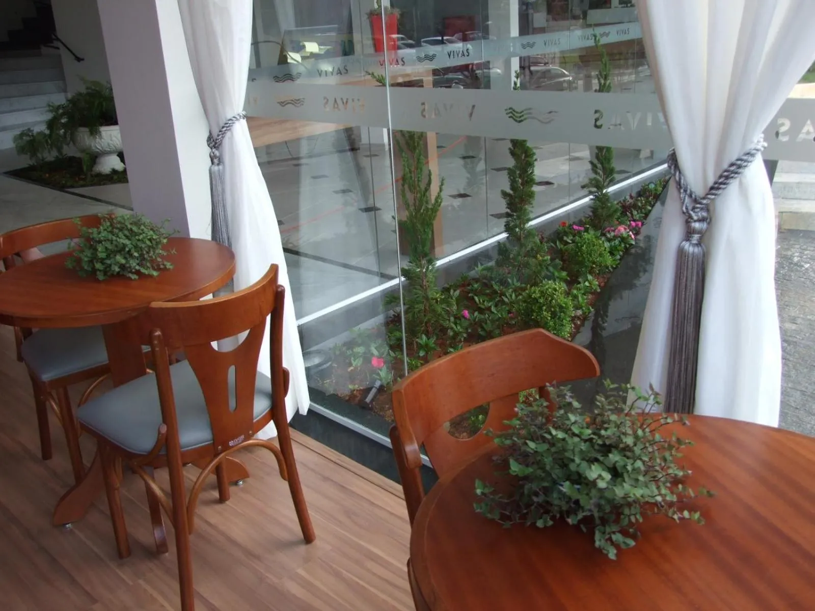 Patio in Vivas Hotel e Casa