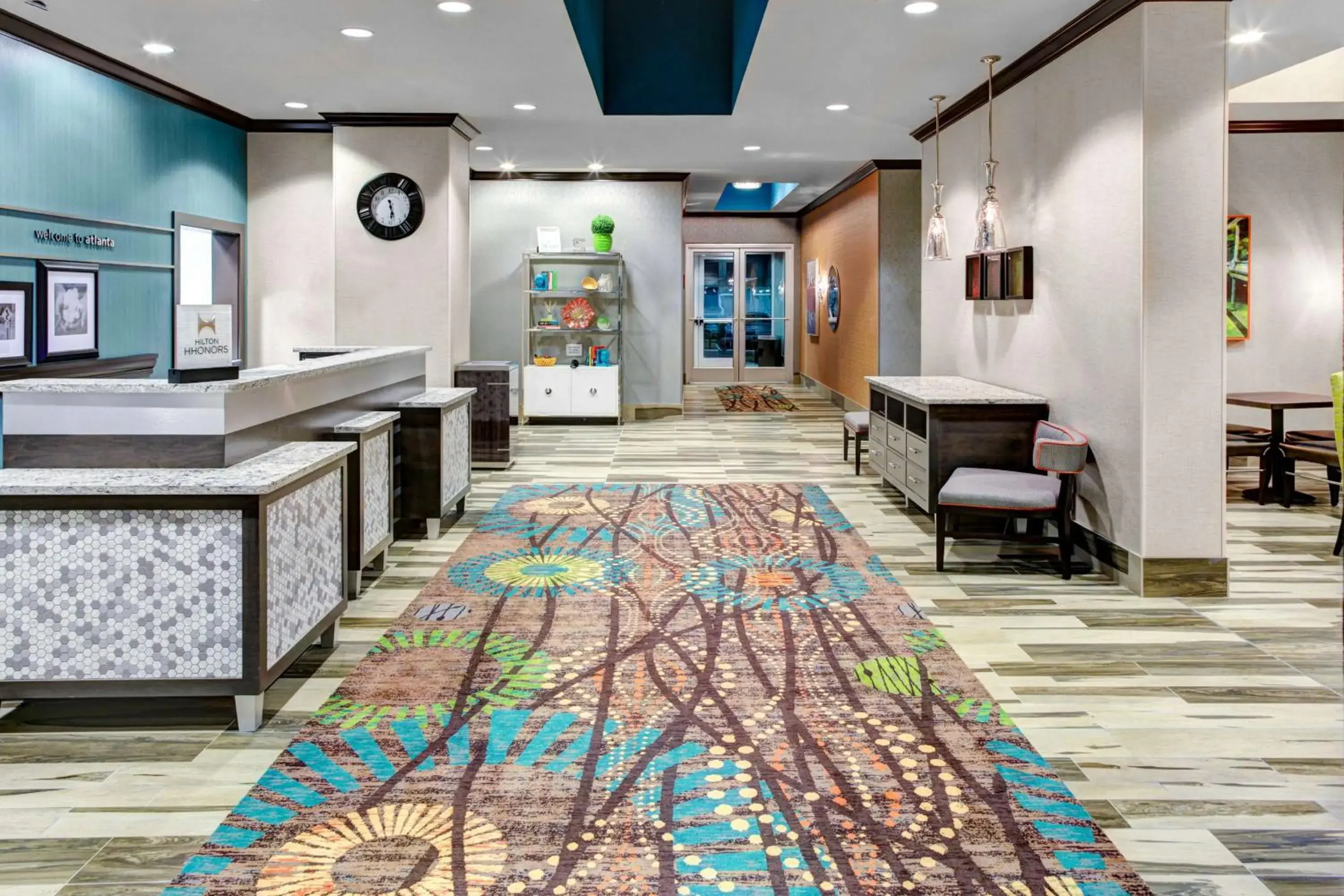 Lobby or reception in Hampton Inn & Suites by Hilton Atlanta Perimeter Dunwoody Lobby or reception in Hampton Inn & Suites by Hilton Atlanta Perimeter Dunwoody