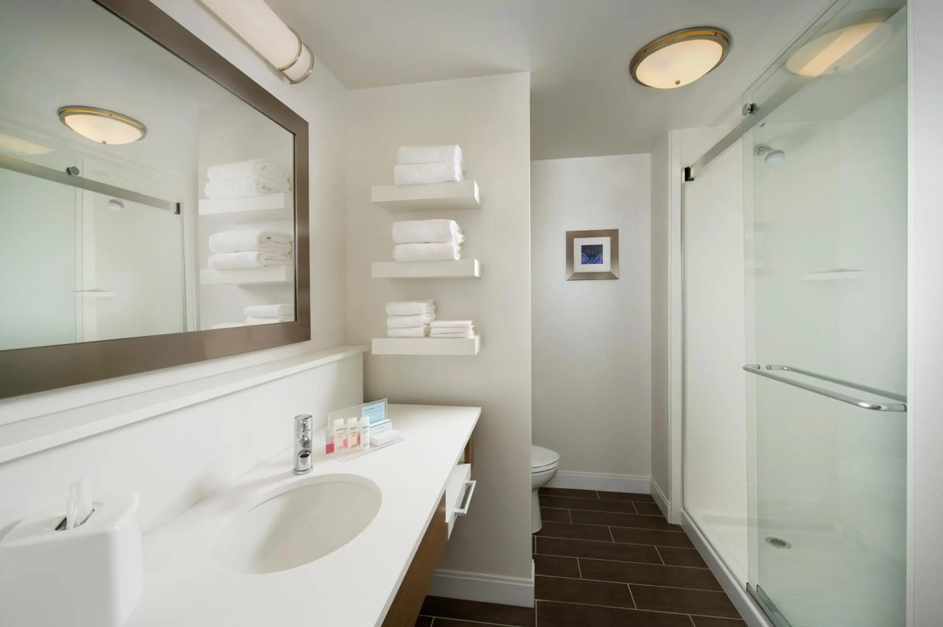 Bathroom in Hampton Inn & Suites Syracuse/Carrier Circle Bathroom in Hampton Inn & Suites Syracuse/Carrier Circle