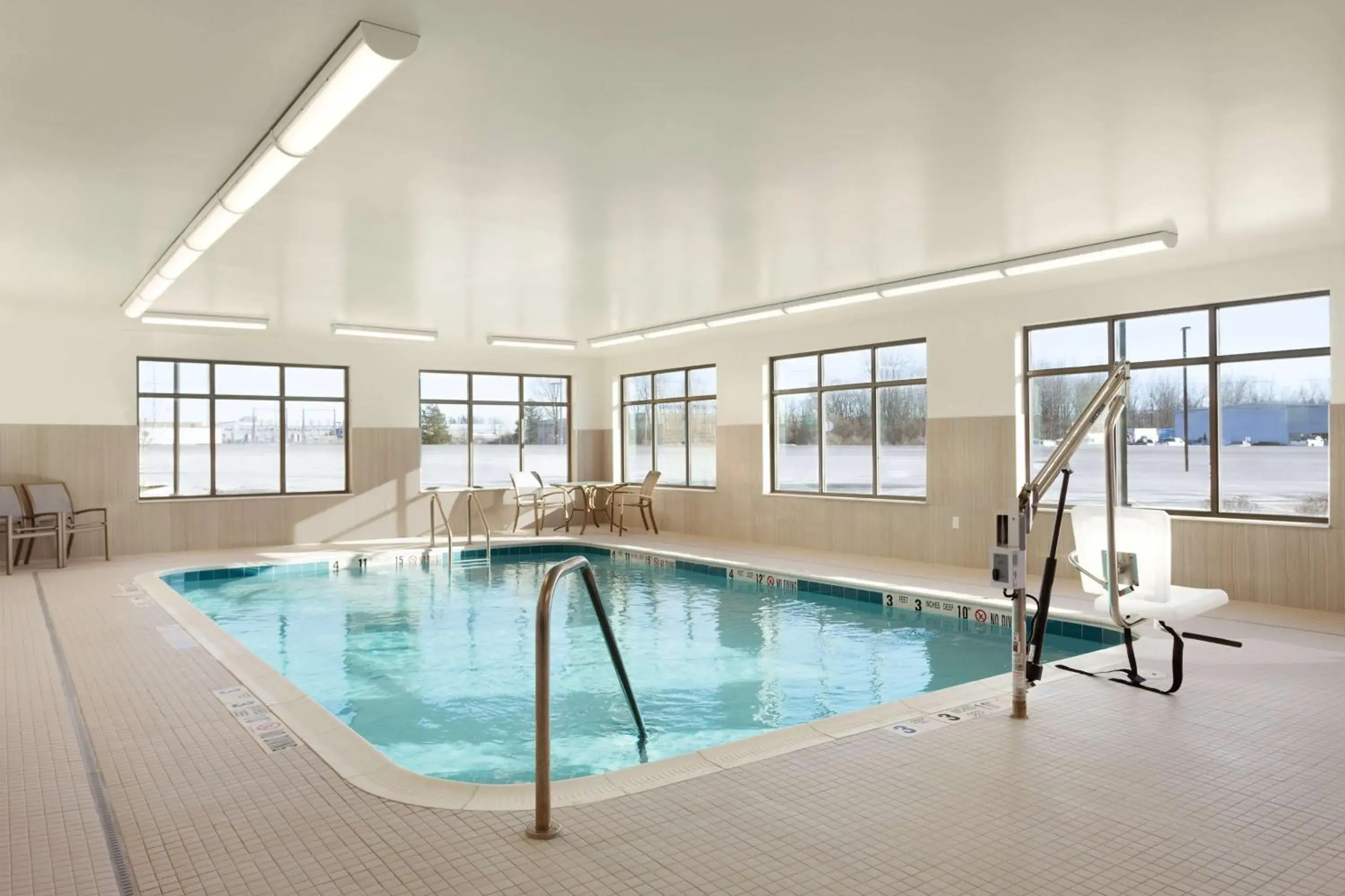 Pool view in Homewood Suites by Hilton Syracuse - Carrier Circle Pool view in Homewood Suites by Hilton Syracuse - Carrier Circle