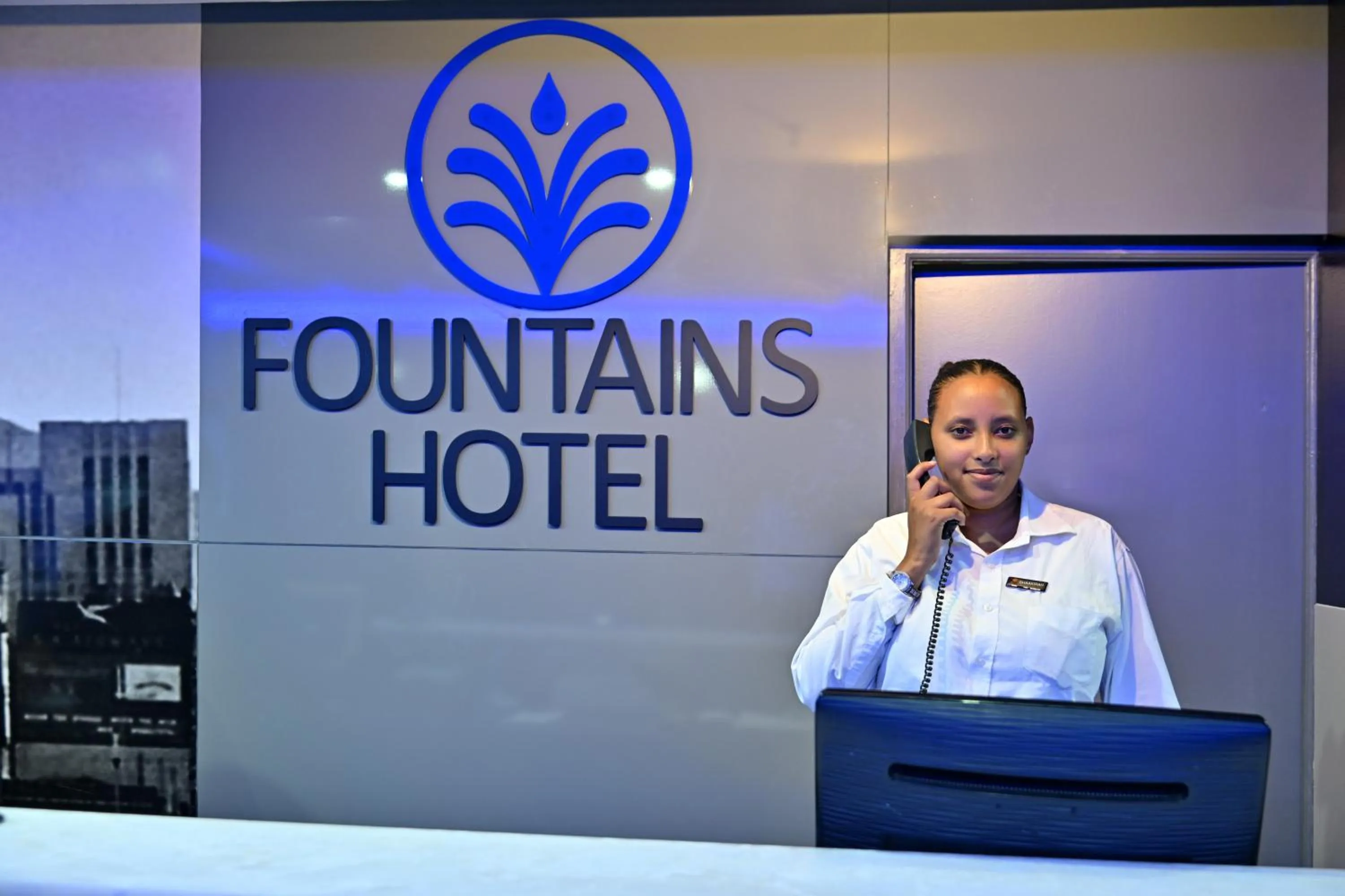 Lobby or reception in Fountains Hotel