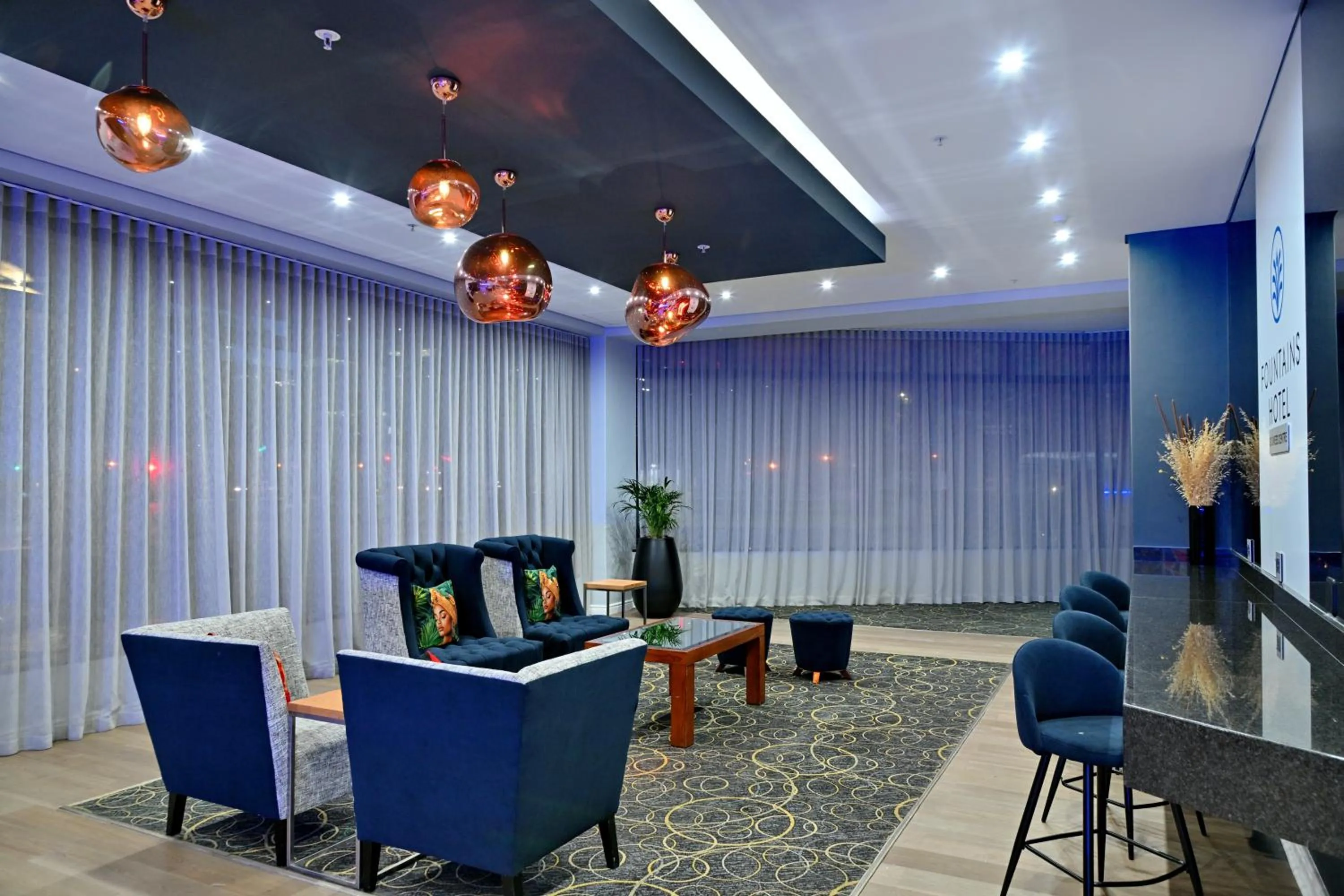 Lobby or reception in Fountains Hotel