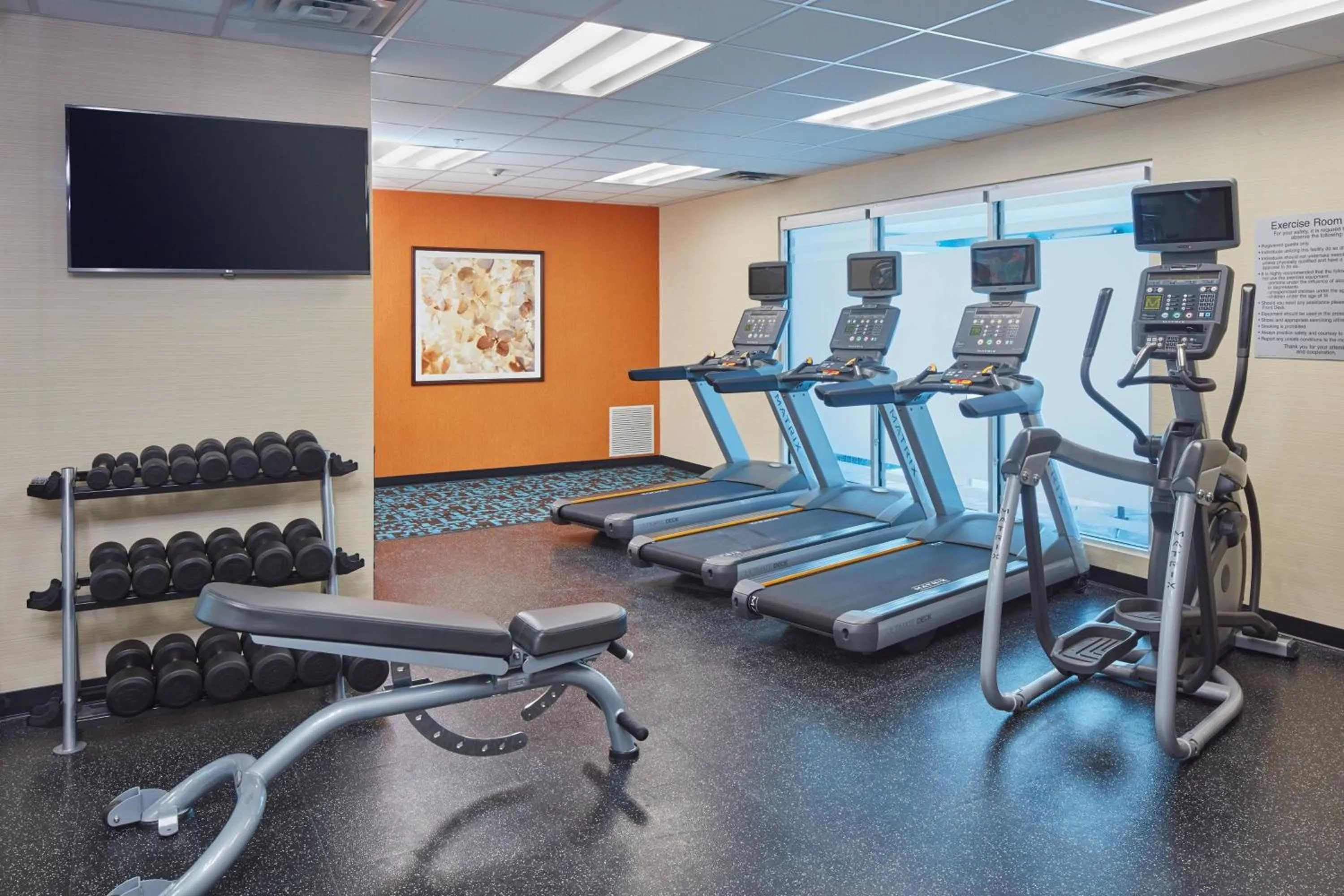 Fitness centre/facilities in Fairfield Inn & Suites by Marriott Rawlins