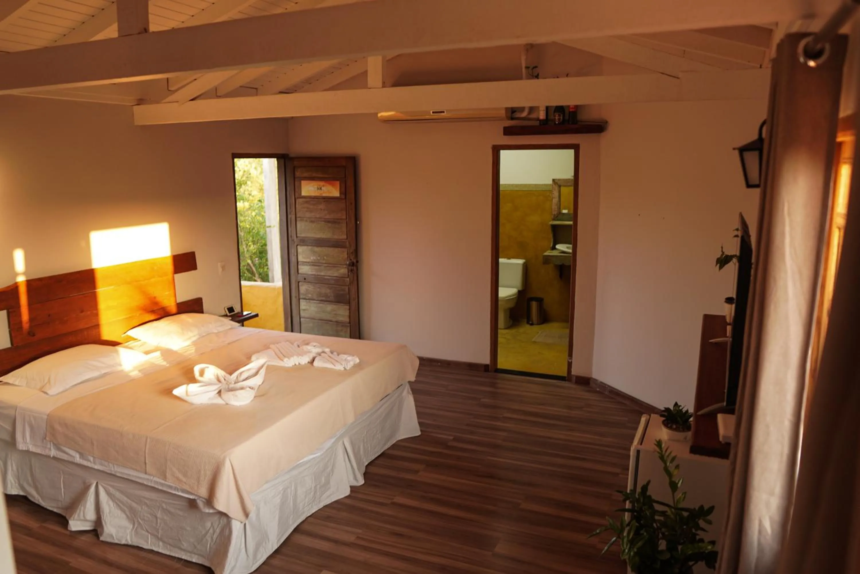 Bedroom, Bed in Pousada Aracuã