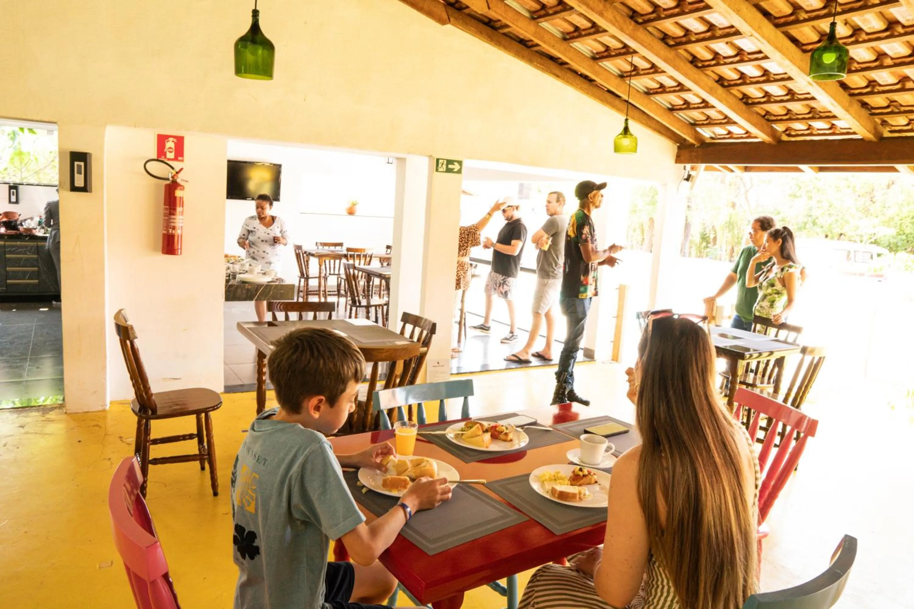 Restaurant/places to eat in Pousada Aracuã
