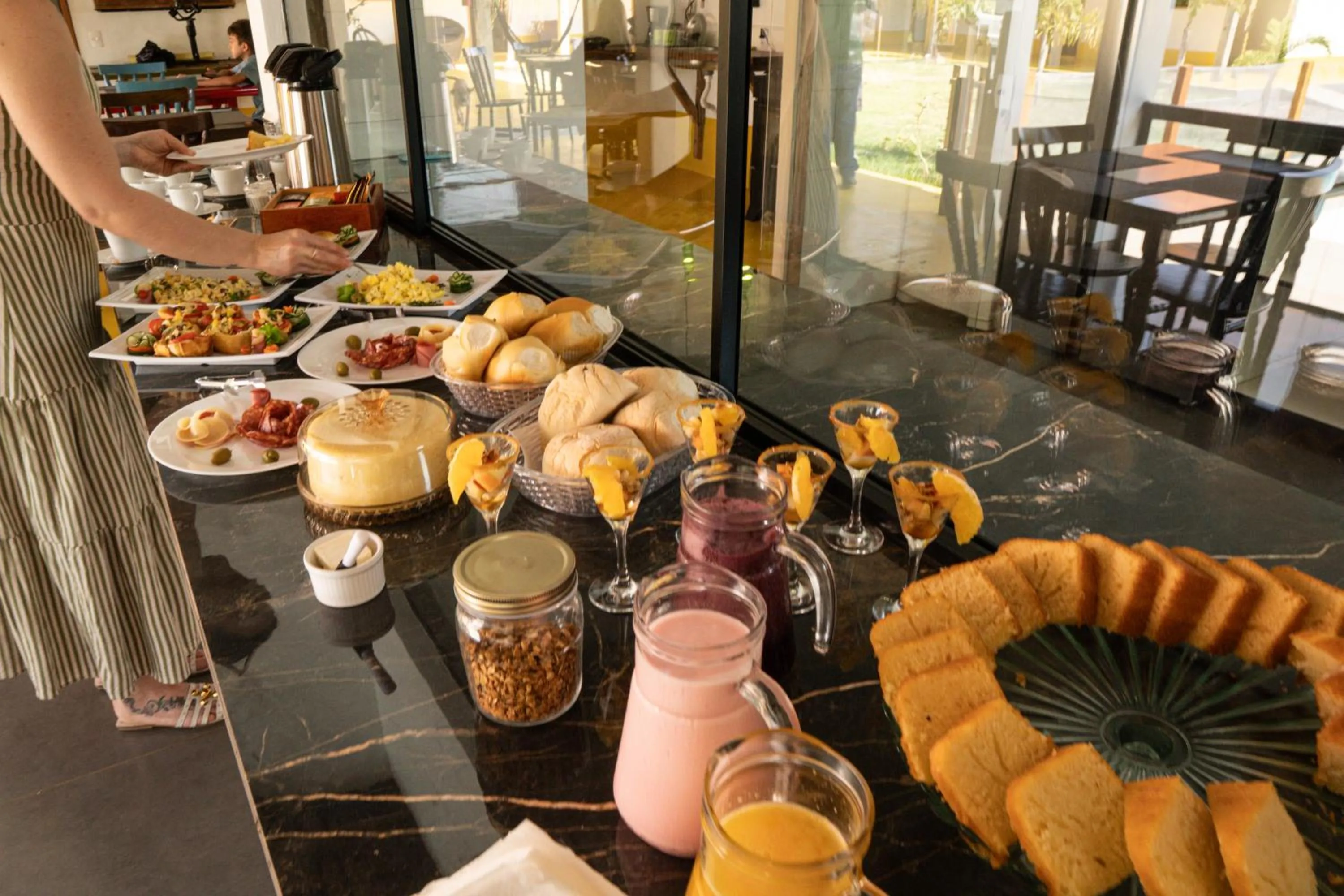 Breakfast in Pousada Aracuã