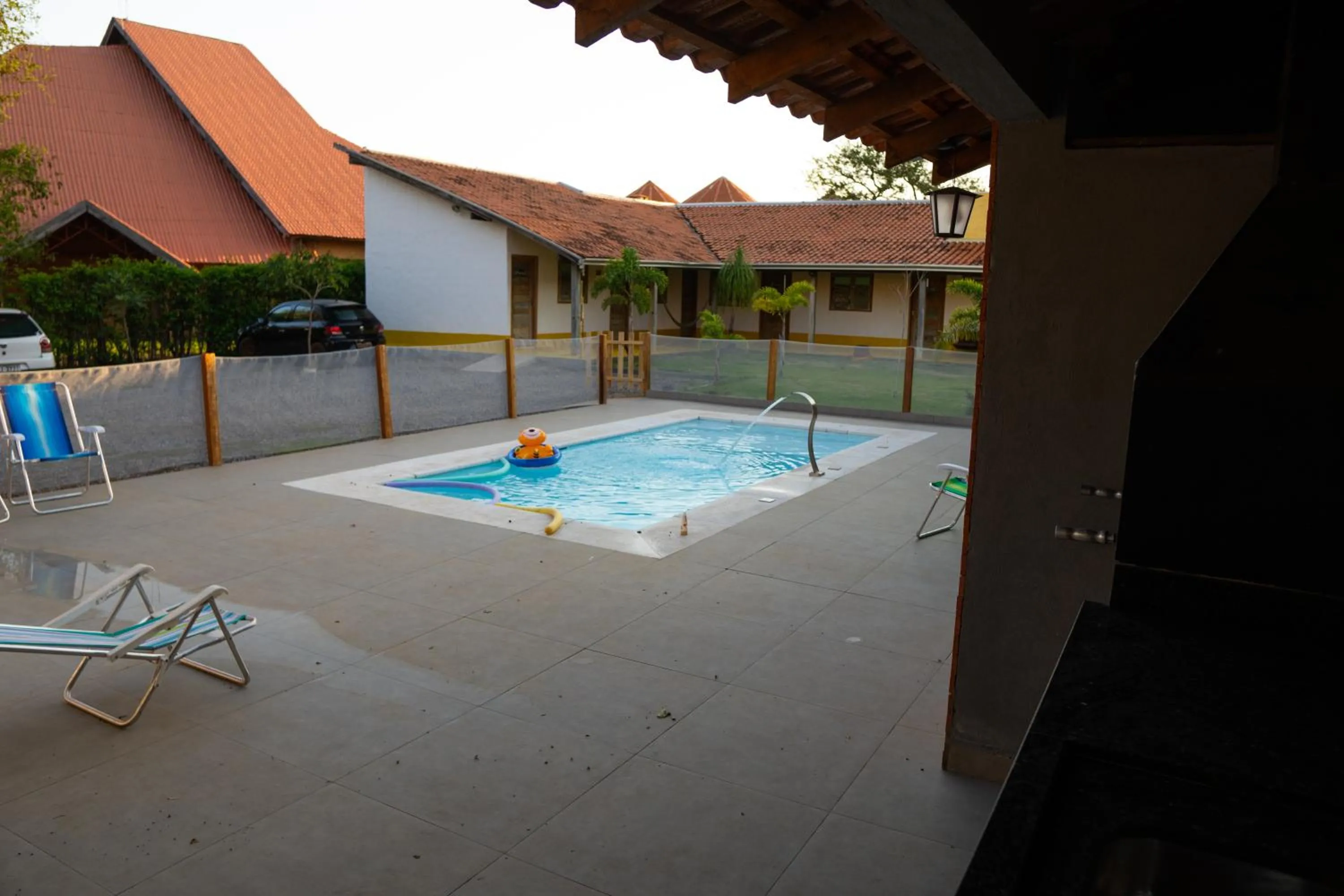 Swimming pool in Pousada Aracuã