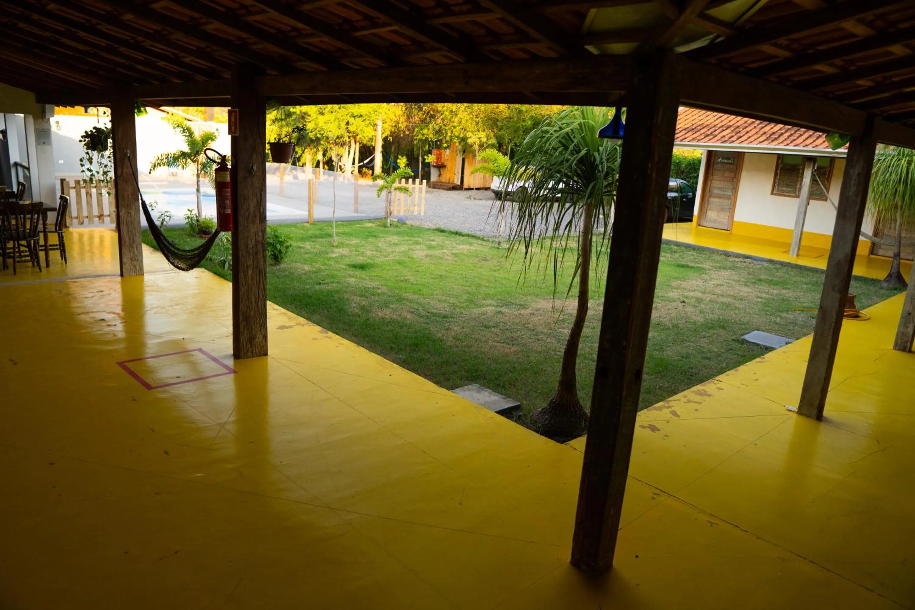 Seating area in Pousada Aracuã