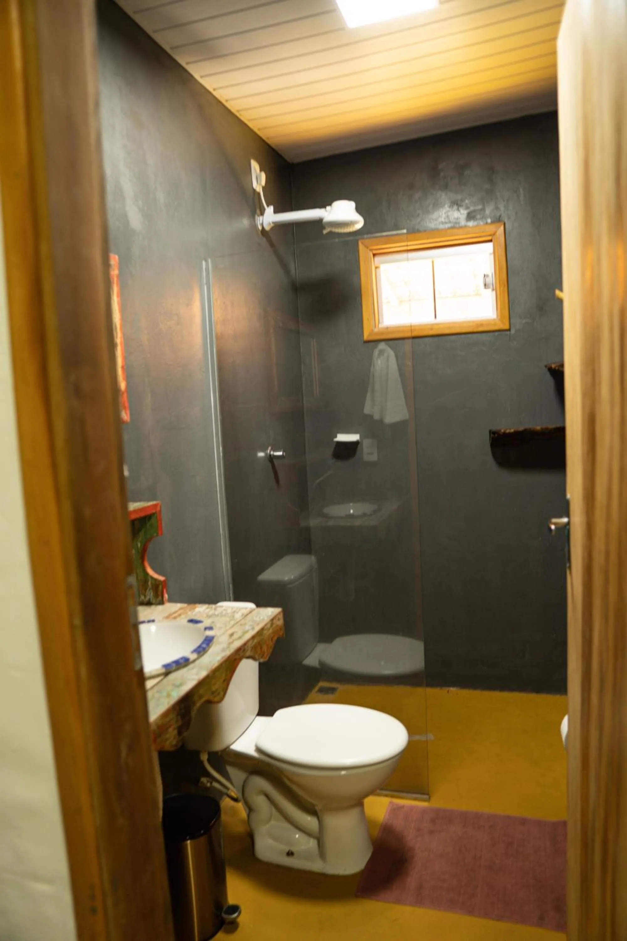 Bathroom in Pousada Aracuã
