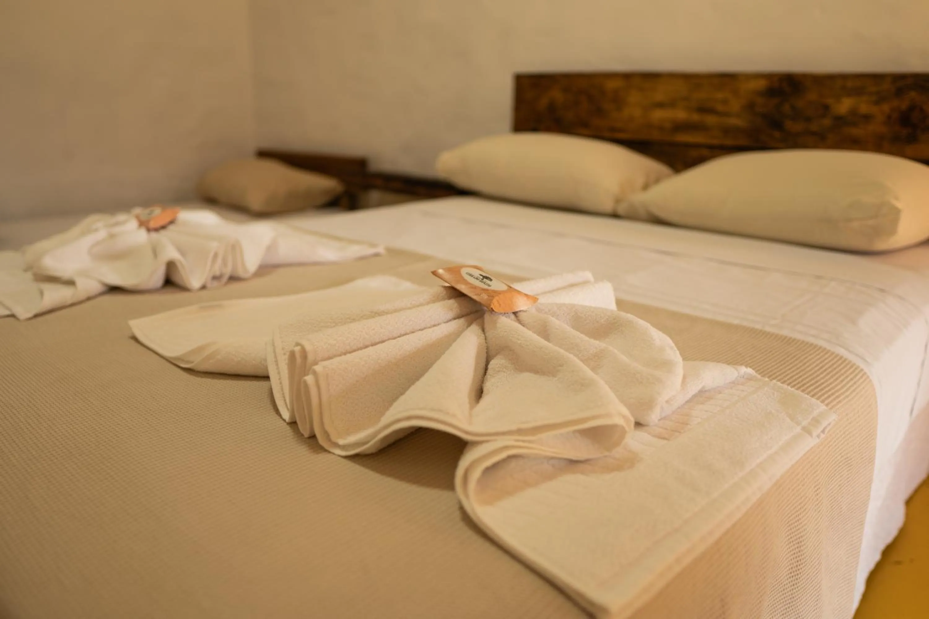 Bed in Pousada Aracuã