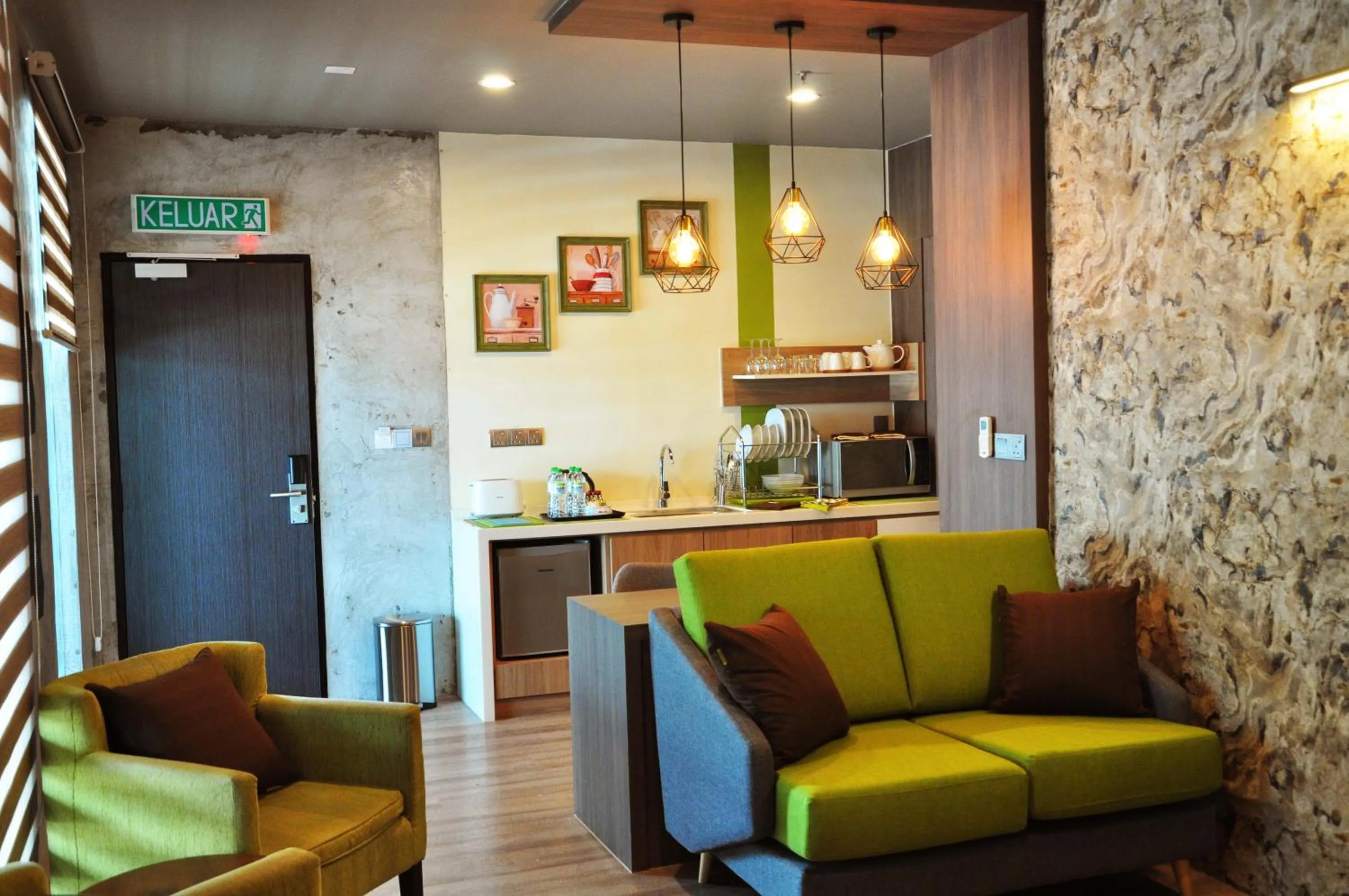 Living room in Valya Hotel, Ipoh