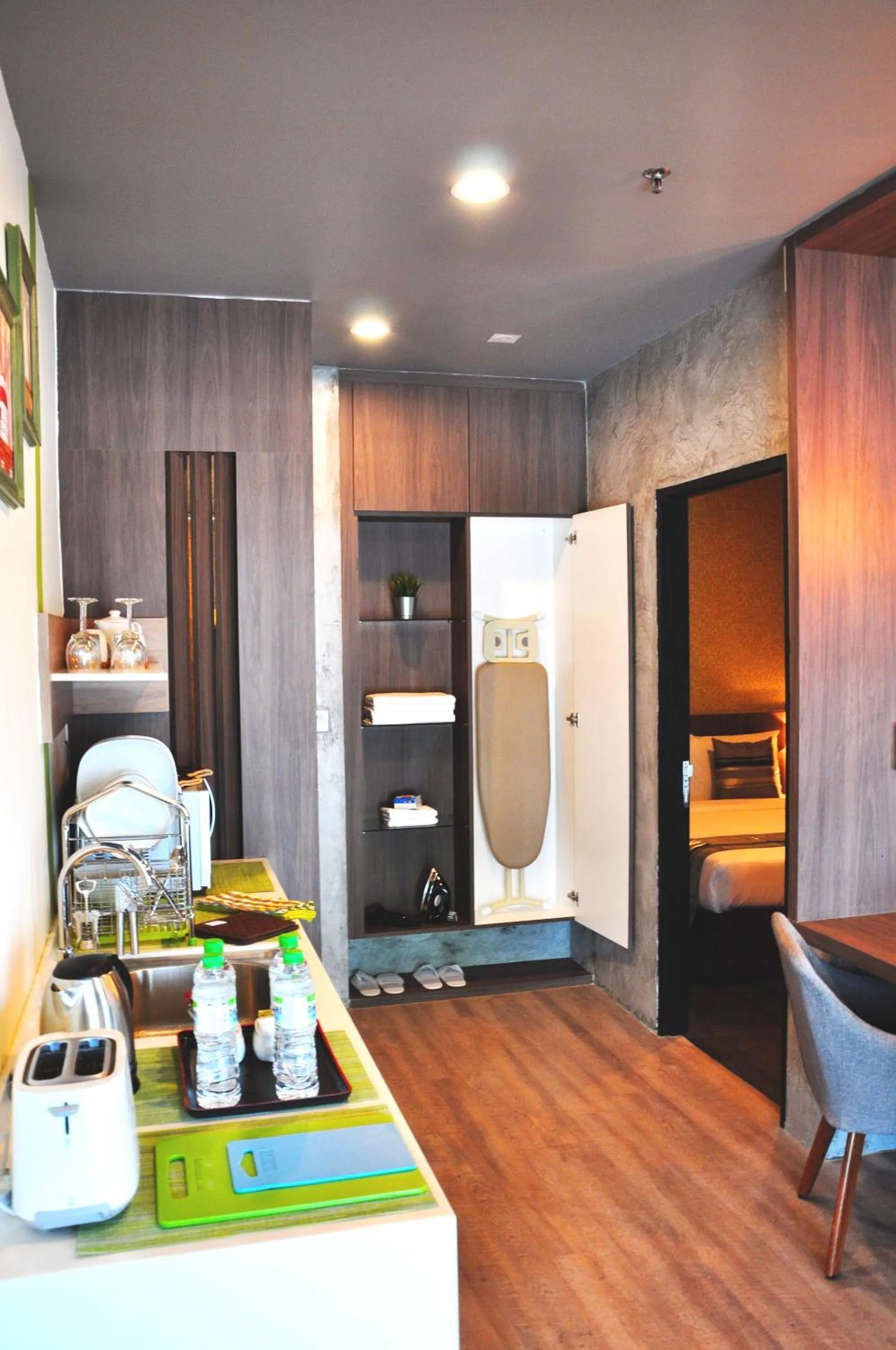 Kitchen or kitchenette in Valya Hotel, Ipoh