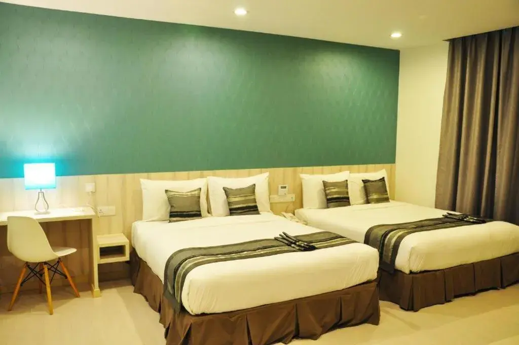 Bed in Valya Hotel, Ipoh Bed in Valya Hotel, Ipoh