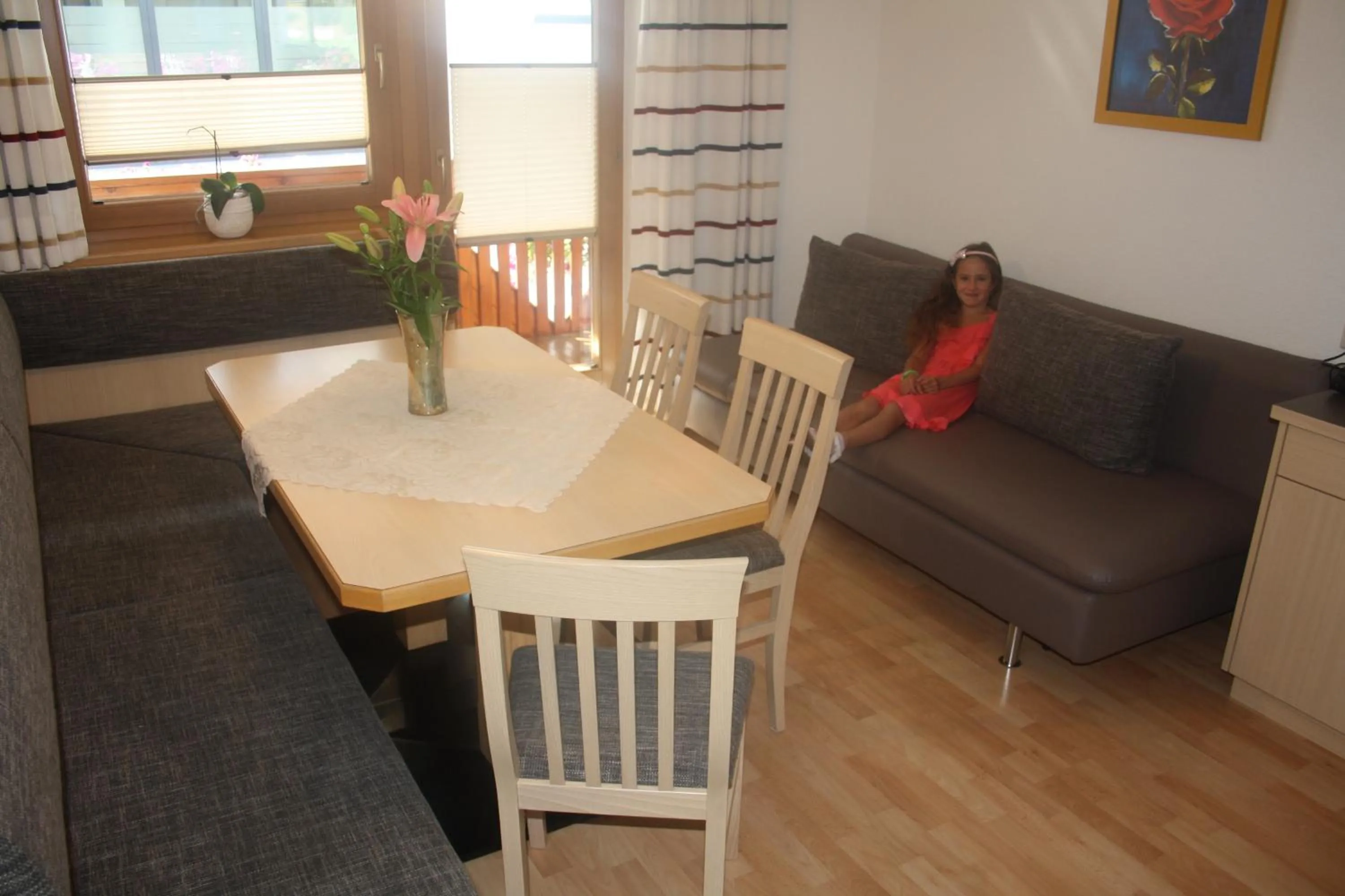 Seating area in Haus Rene