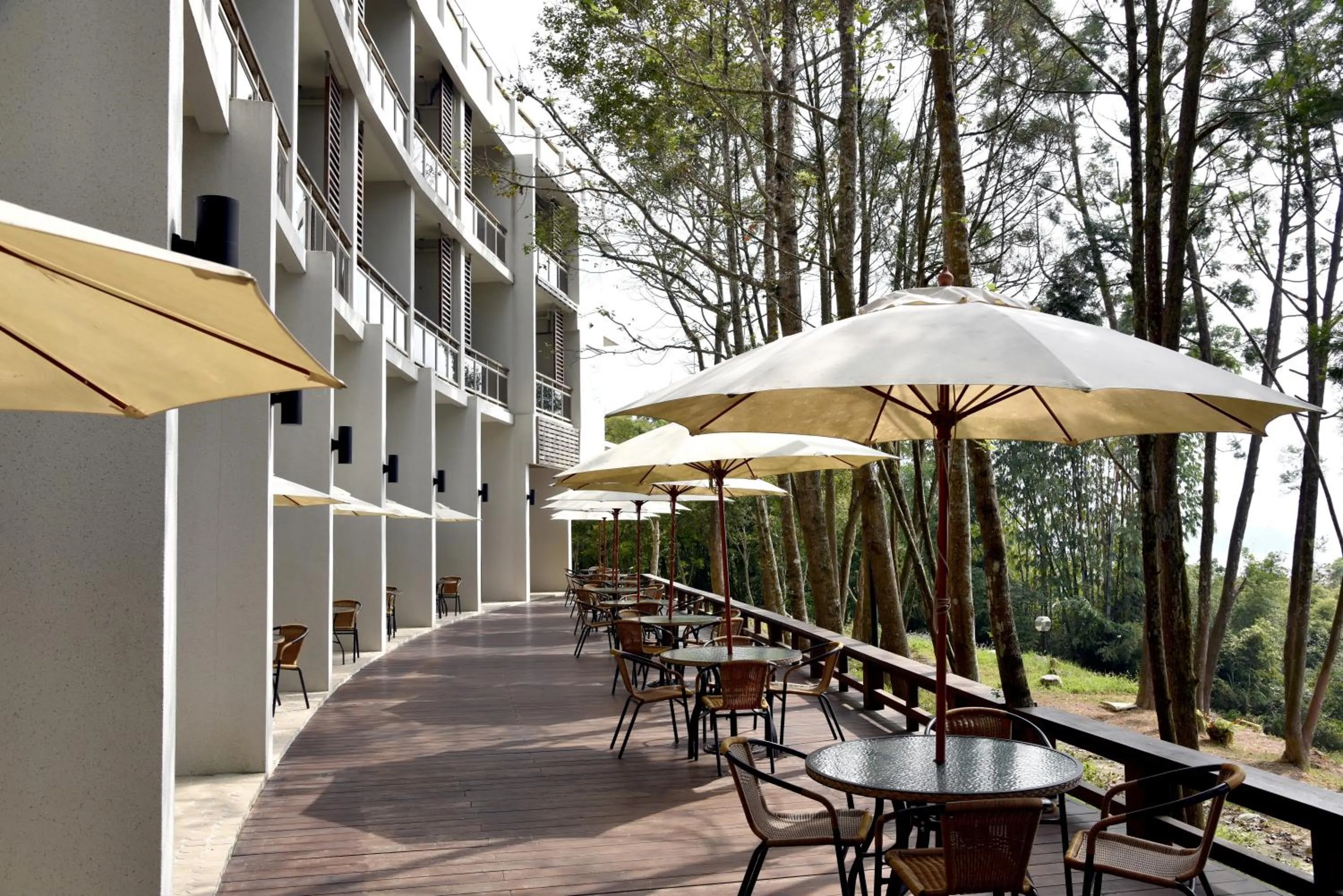 Patio in Sun Moon Lake Bamboo Rock Garden