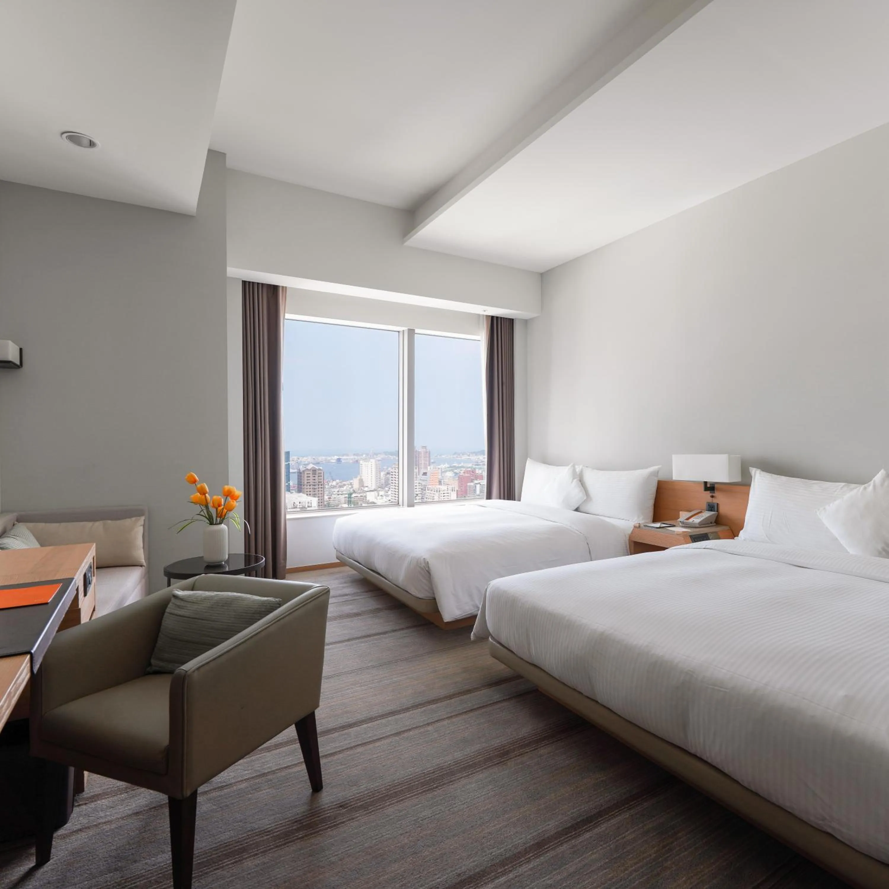 Bed in Hotel COZZI Zhongshan Kaohsiung