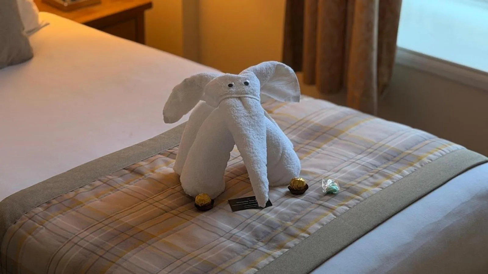 Bed in The Waverley Guest House