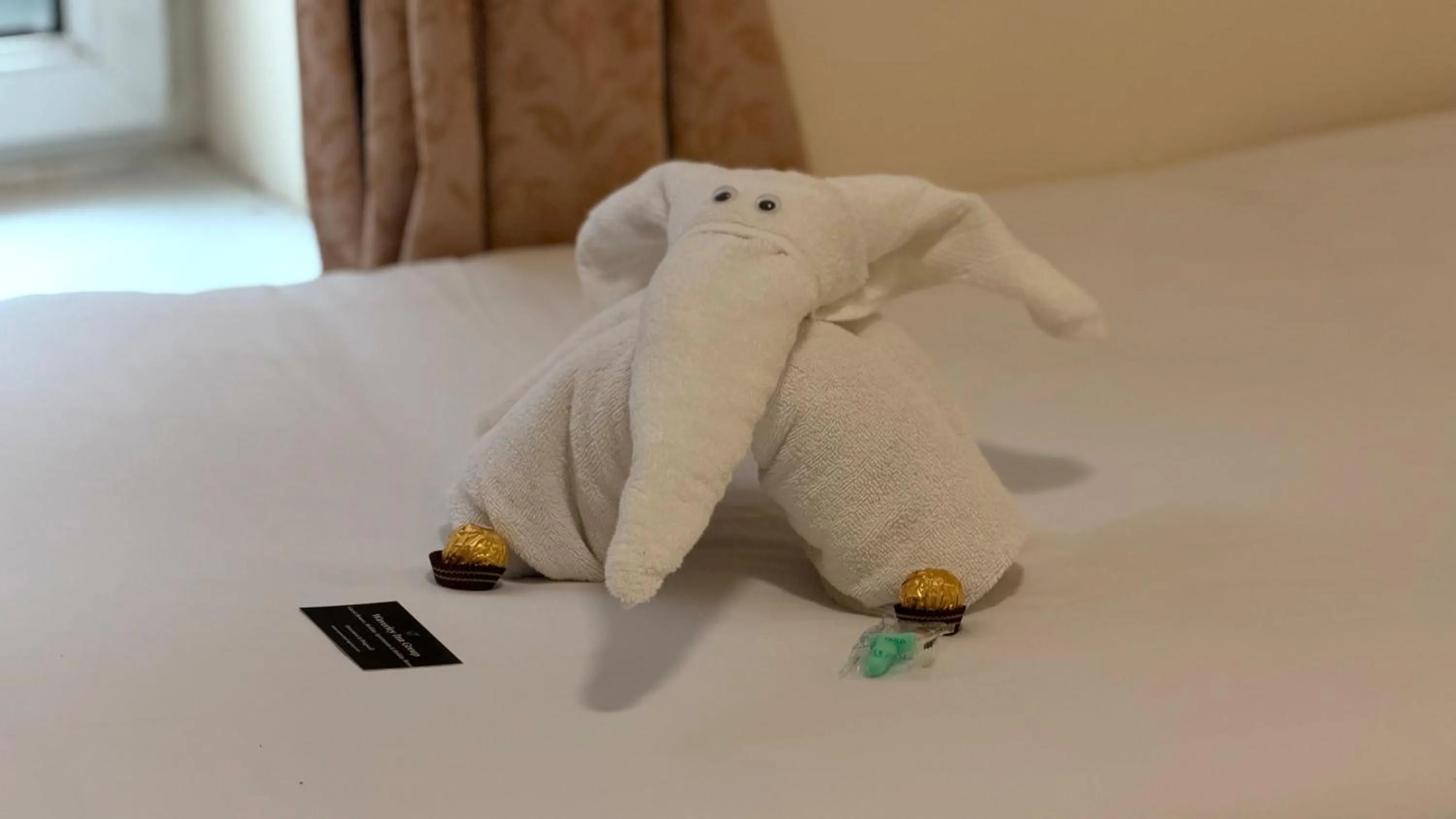 towels in The Waverley Guest House