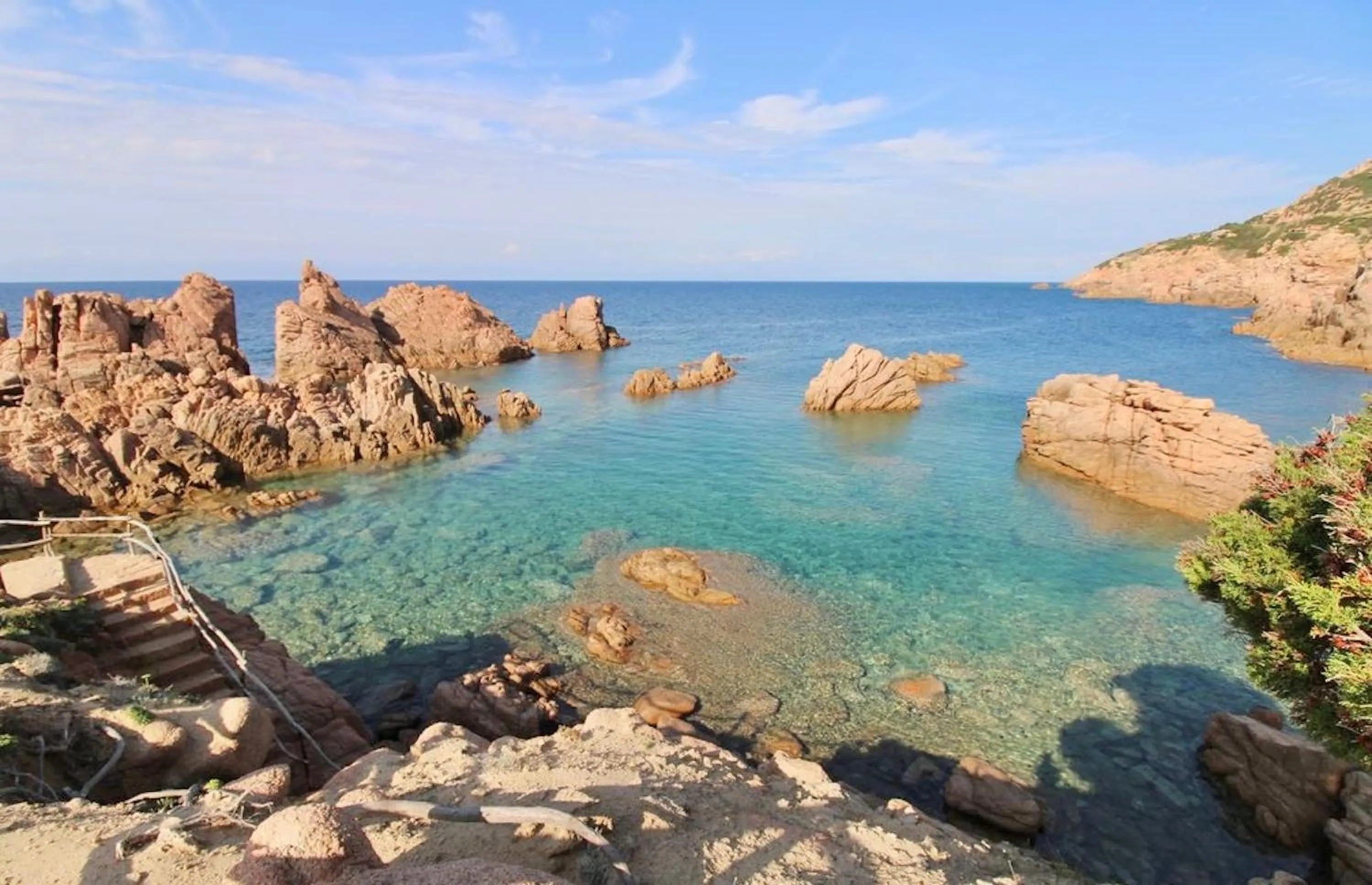 Natural landscape in Residence with swimming-pool in Costa Paradiso, apartments 6 beds with private outdoor area