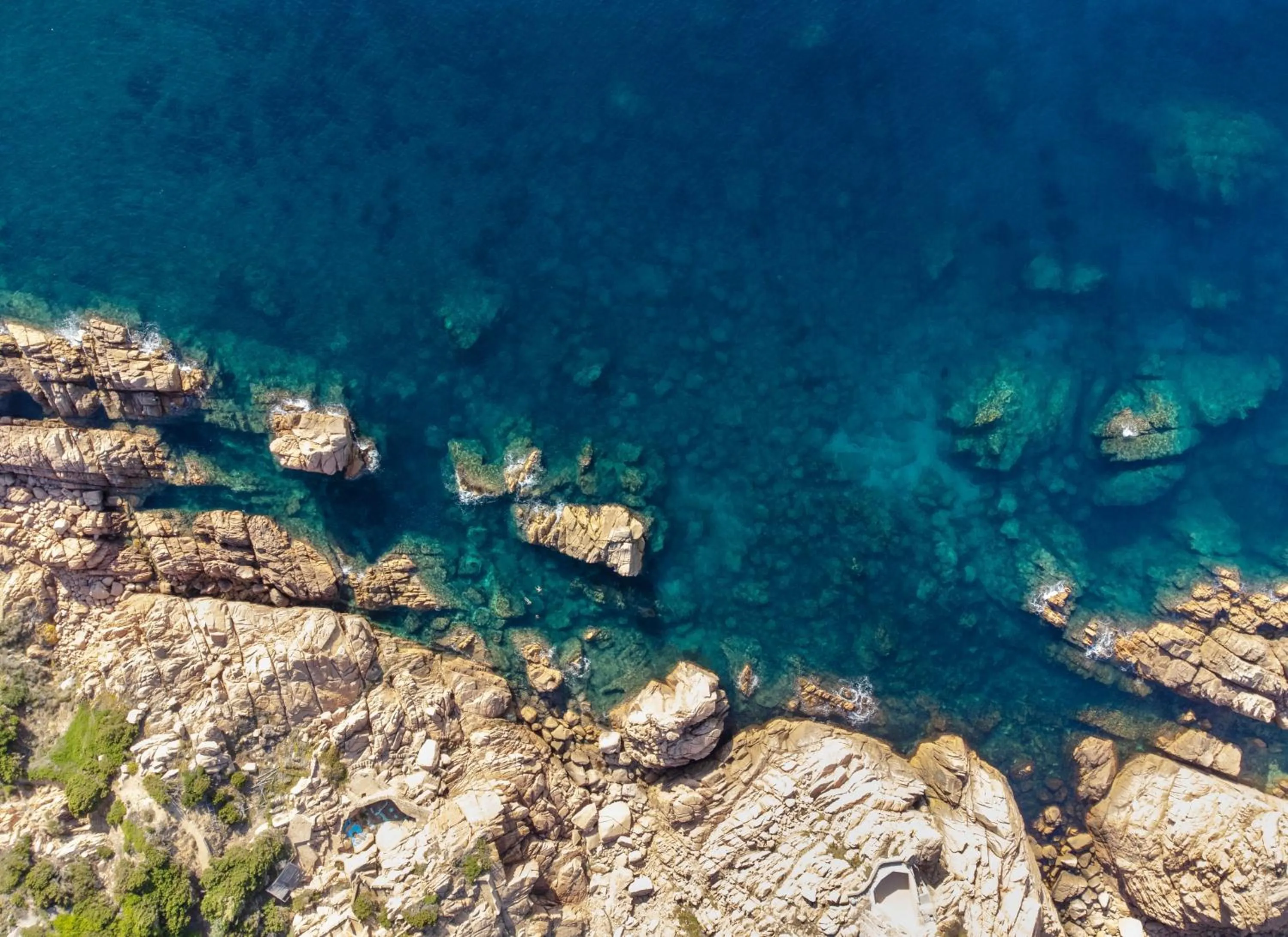 Natural landscape in Residence with swimming-pool in Costa Paradiso, apartments 6 beds with private outdoor area
