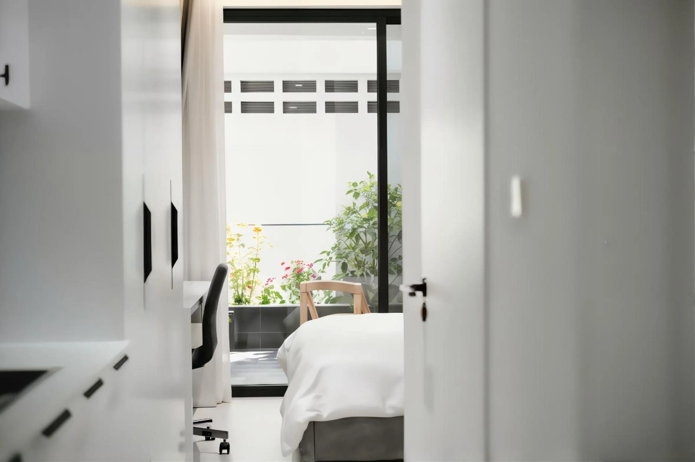 stove, Bed in Centraltique Veranda Living