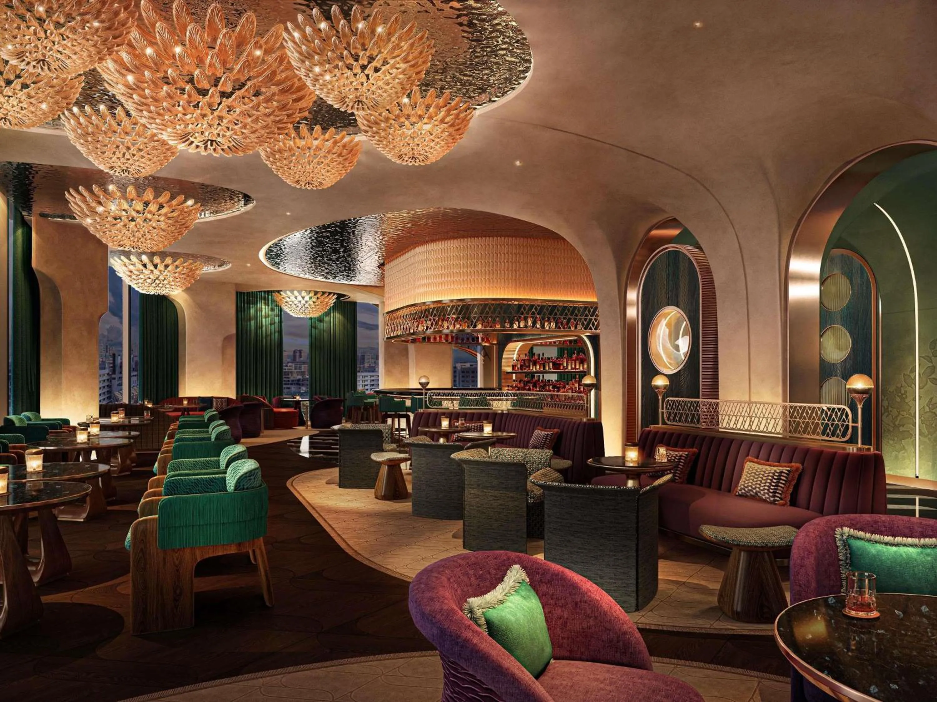 Lounge or bar in Fairmont Hanoi