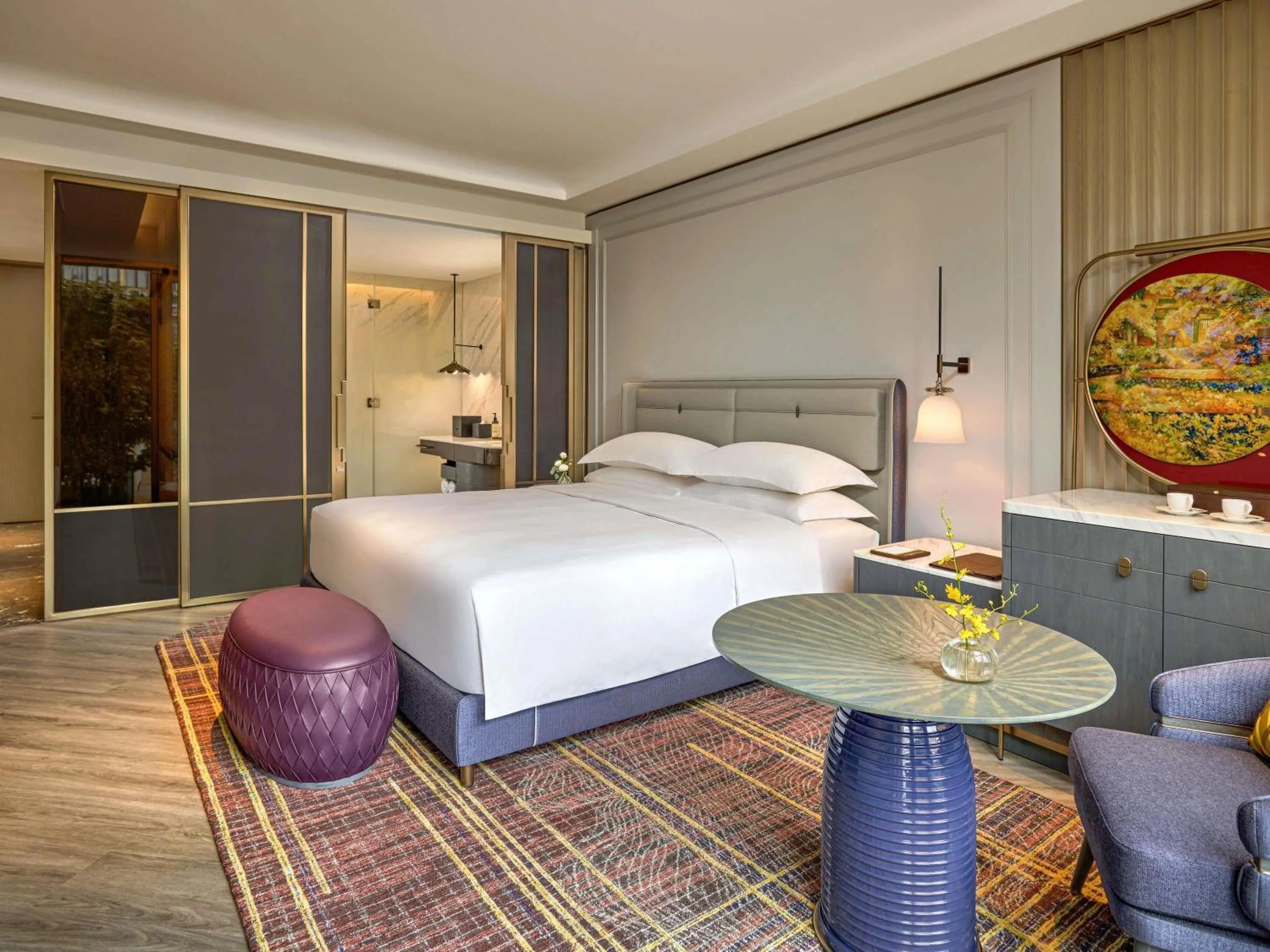 Bedroom, Bed in Fairmont Hanoi