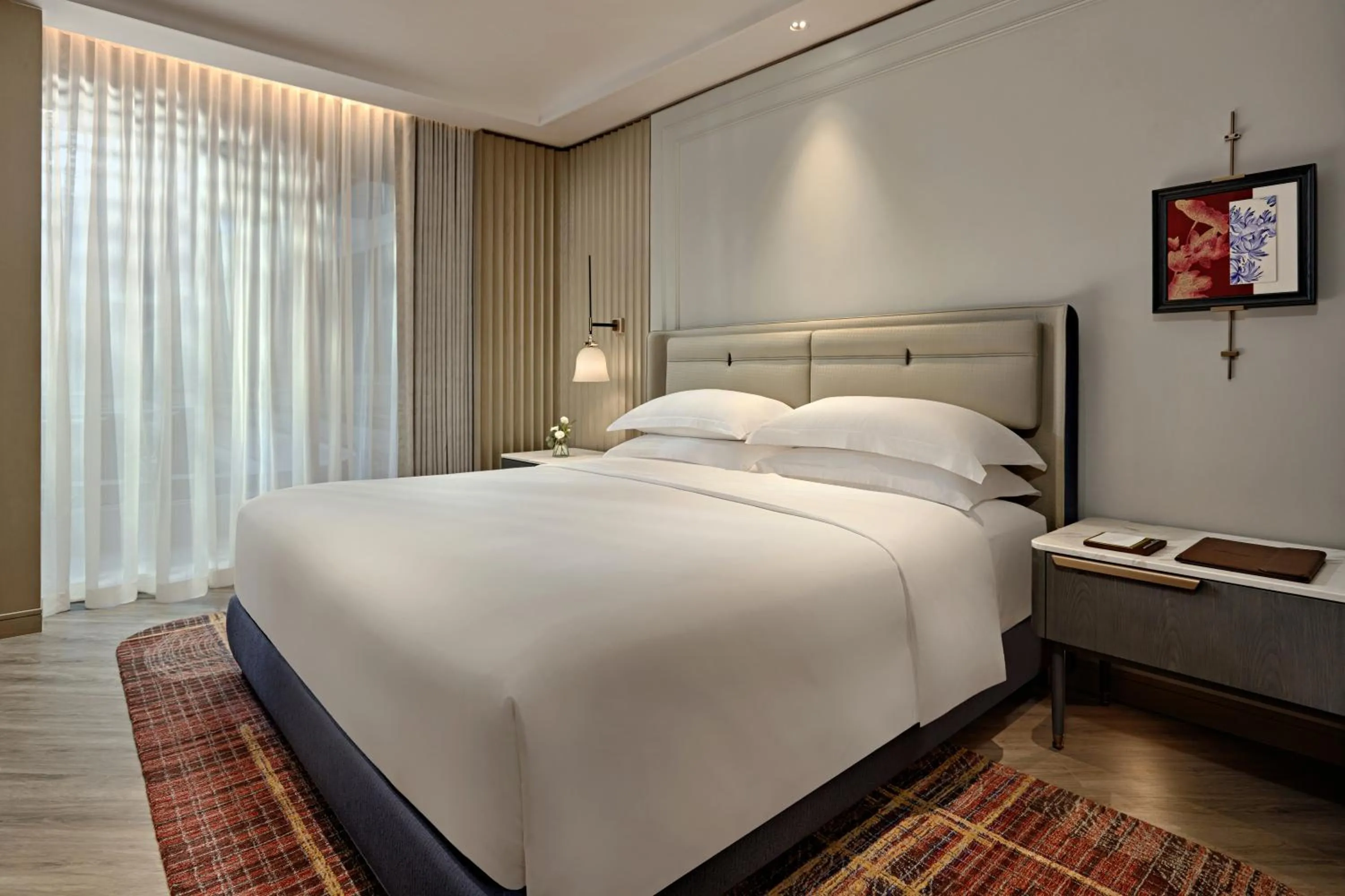 Bedroom, Bed in Fairmont Hanoi