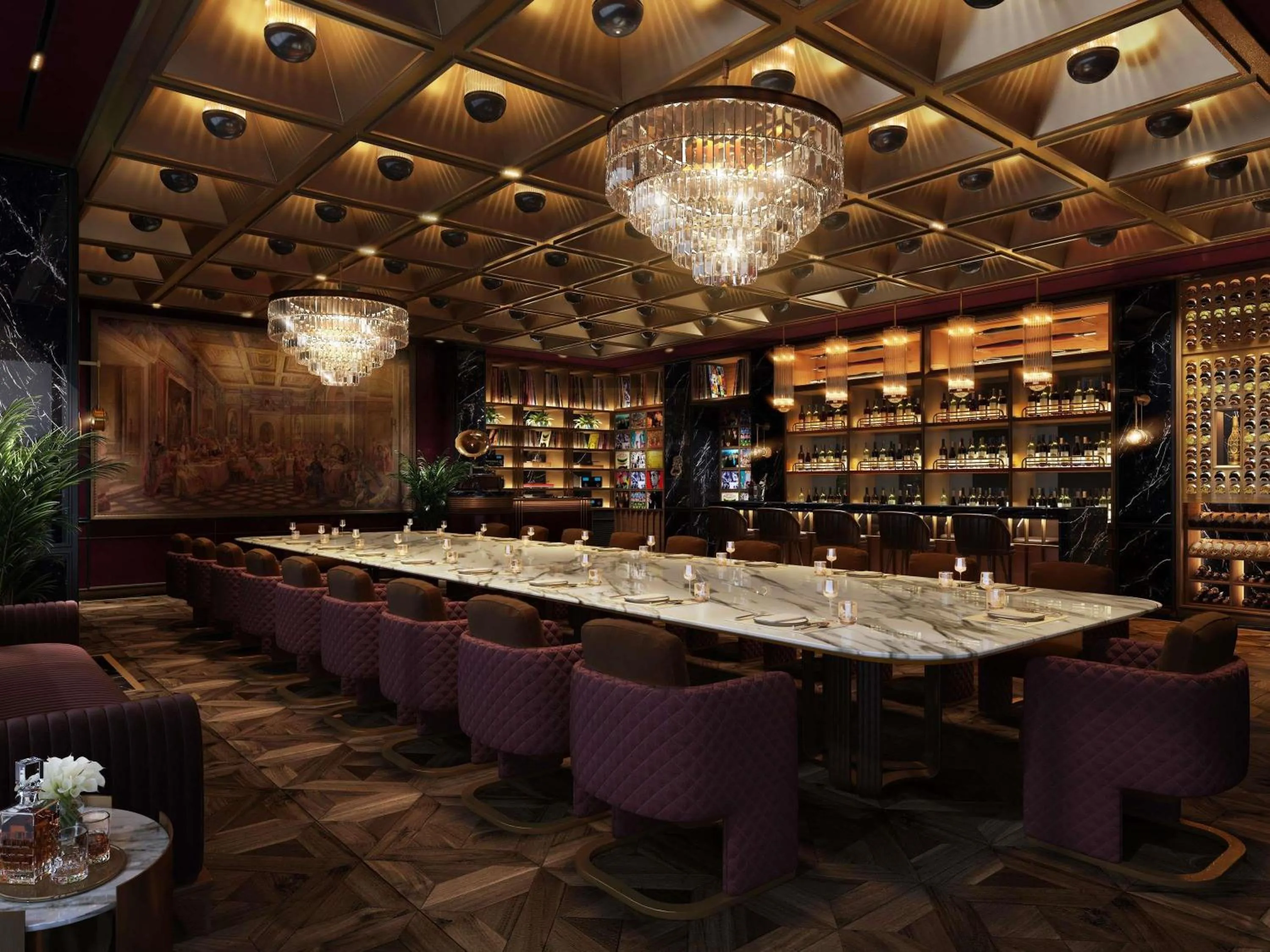 Lounge or bar in Fairmont Hanoi