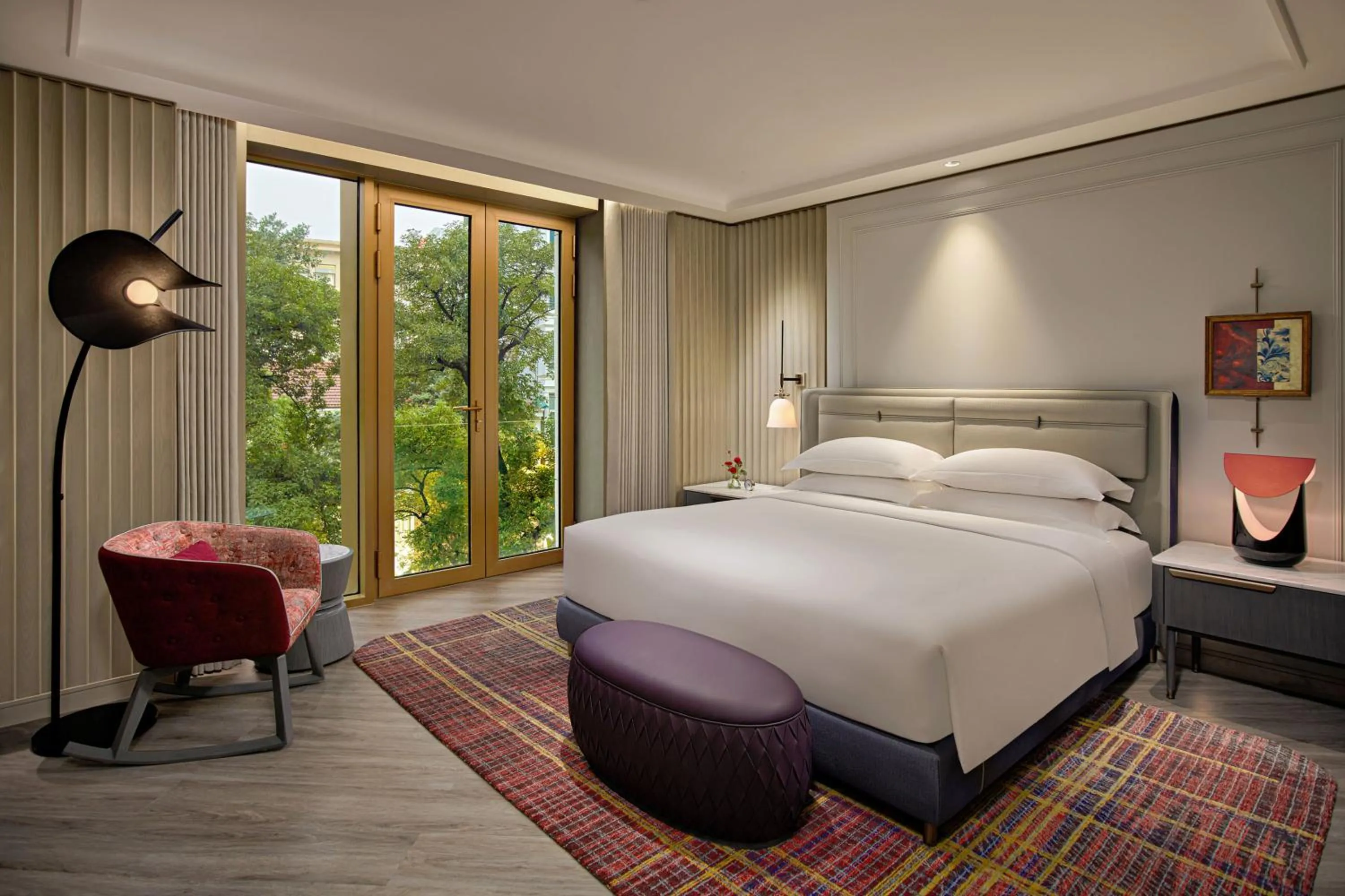 Bed in Fairmont Hanoi