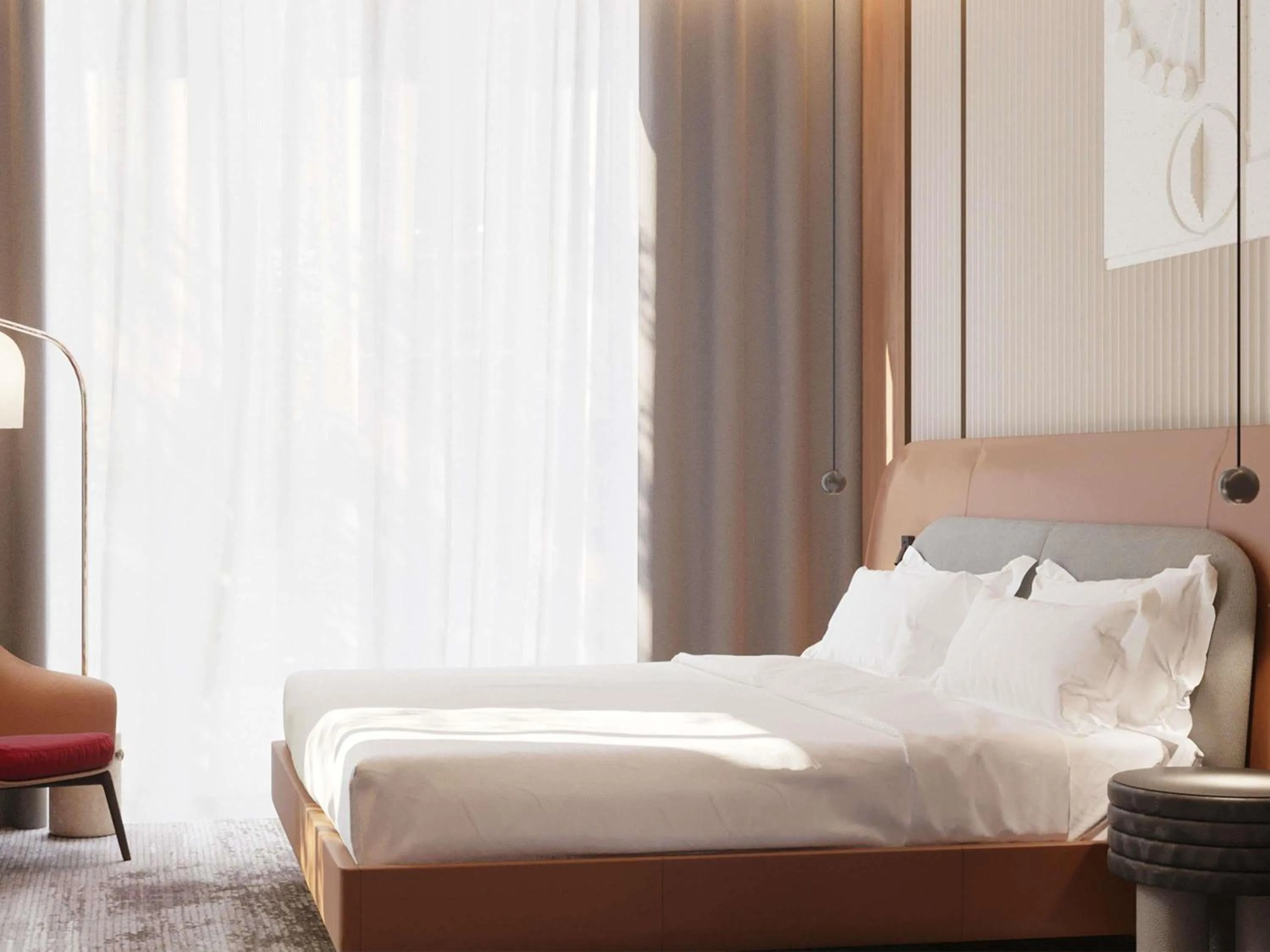 Bedroom, Bed in Mövenpick Yerevan