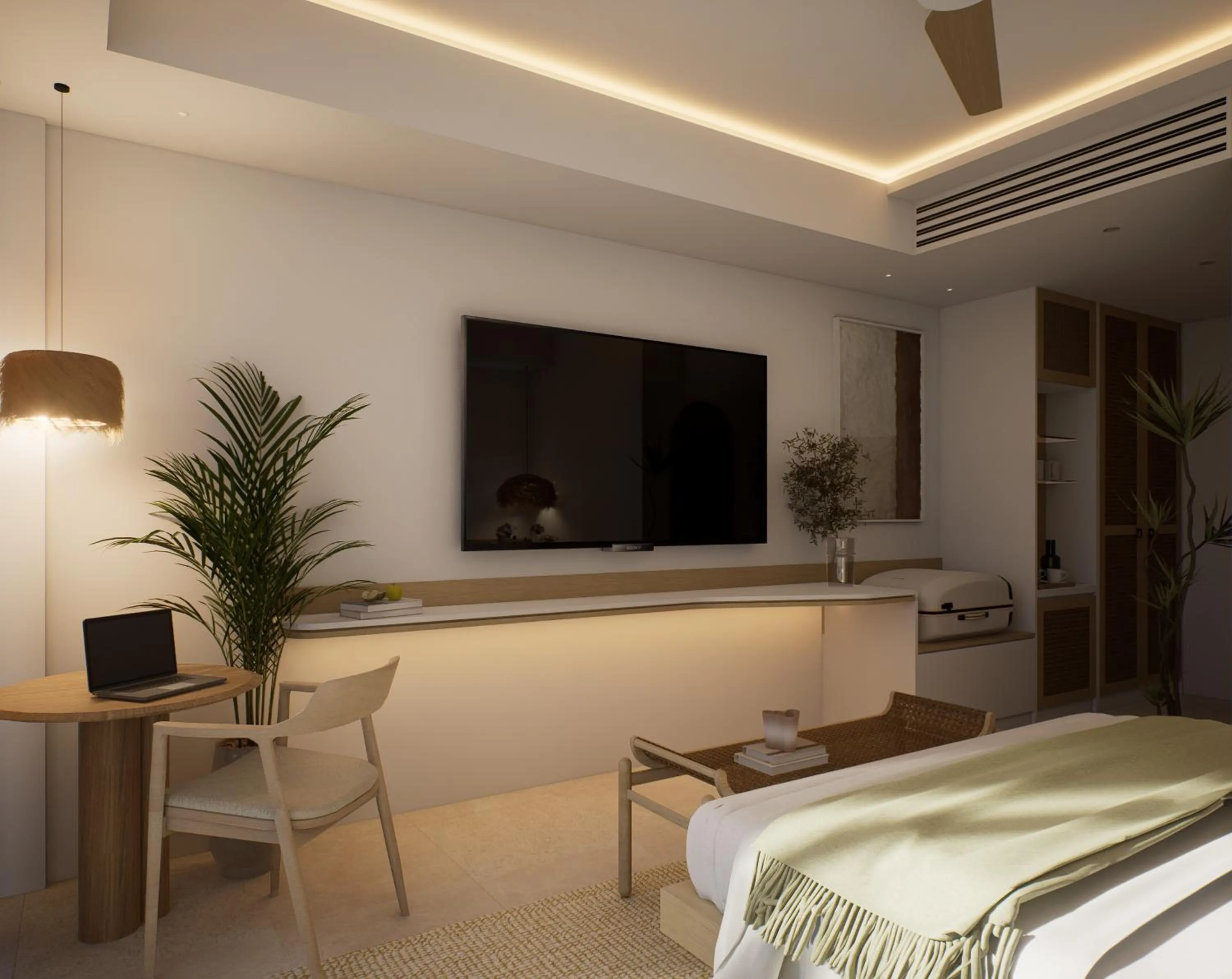 Bedroom, Bed in Considero Hotels Maldives - Thoddoo