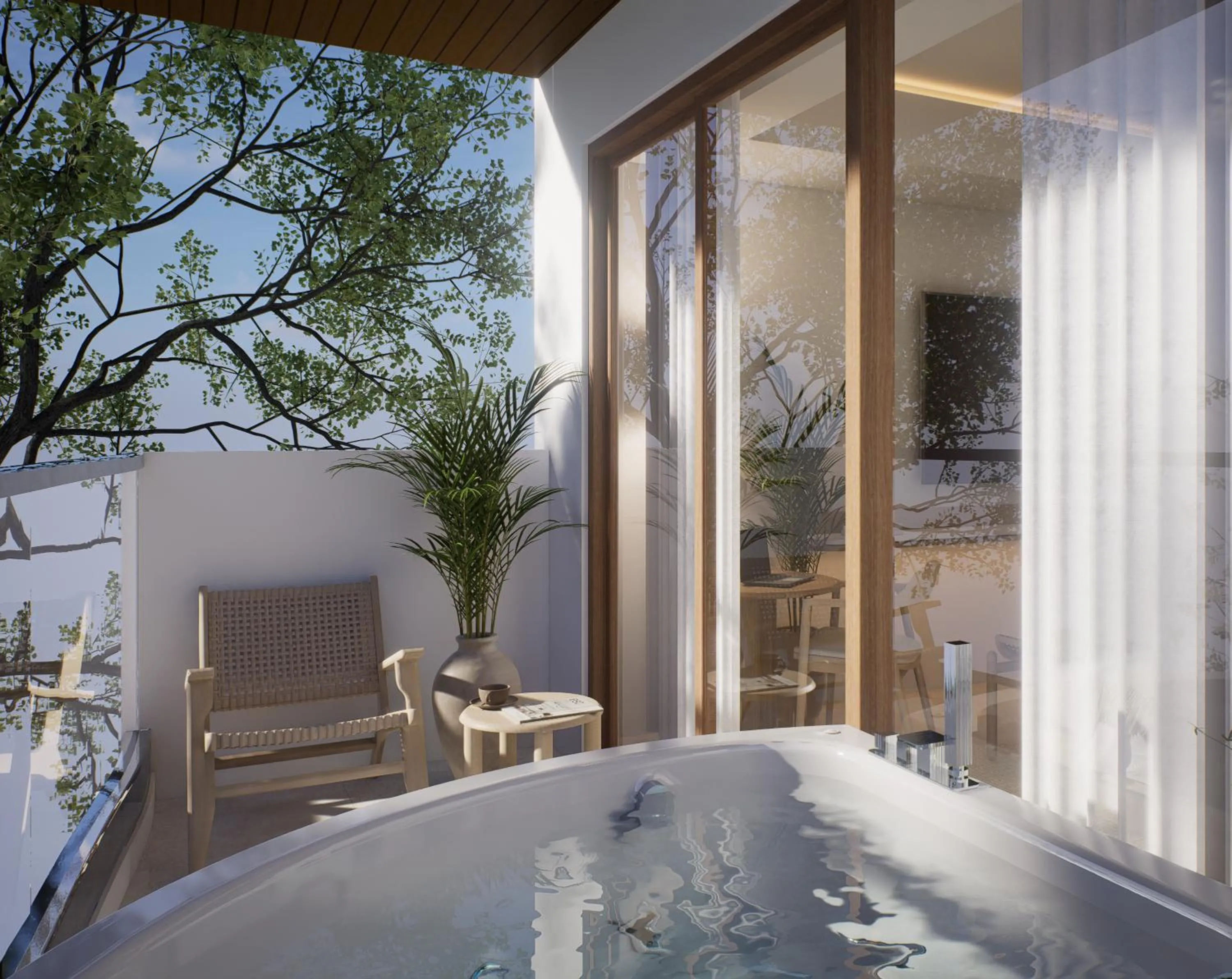 Balcony/Terrace in Considero Hotels Maldives - Thoddoo