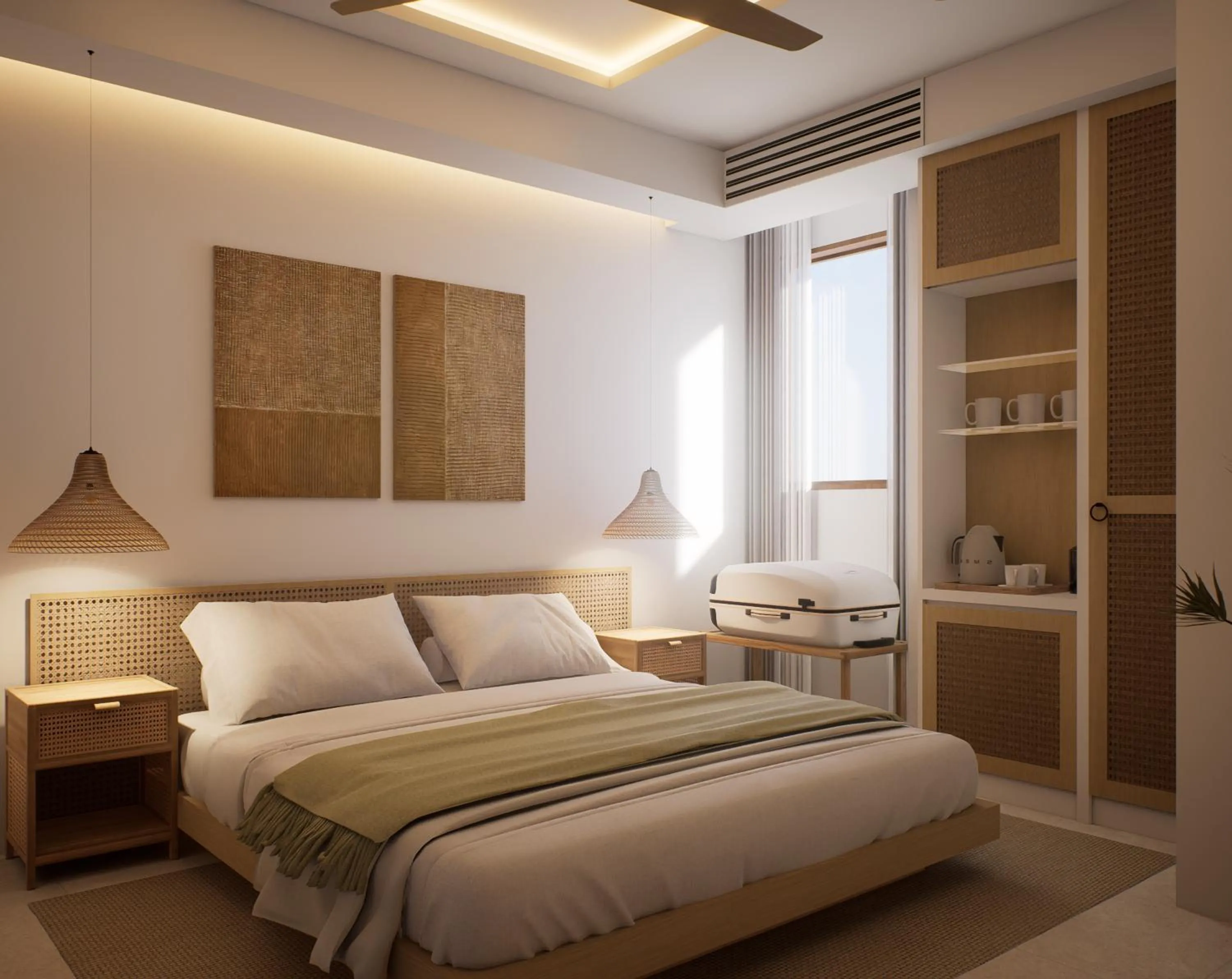 Bedroom, Bed in Considero Hotels Maldives - Thoddoo