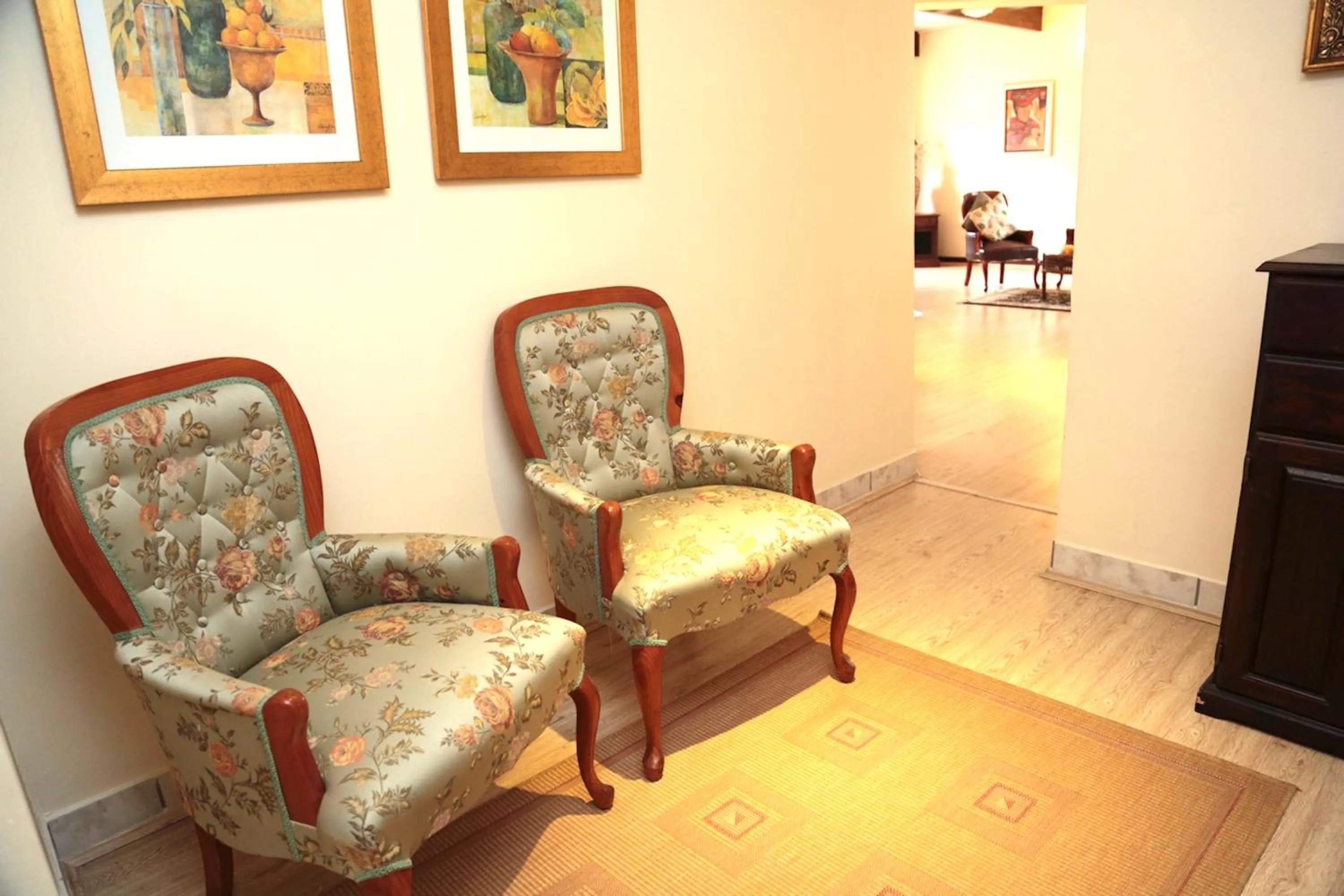 Seating area in Misty Waves Boutique Hotel