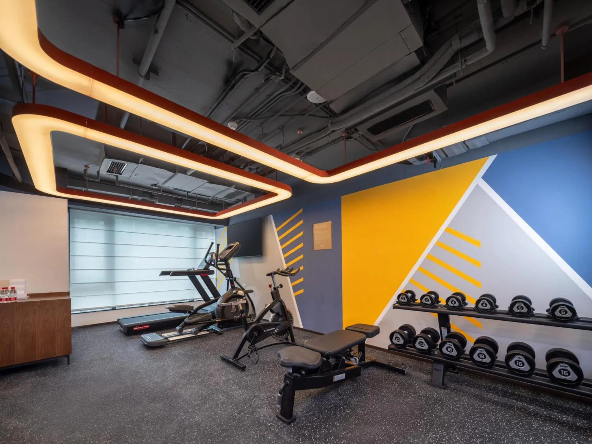 Fitness centre/facilities in Holiday Inn Express Chengdu Shuangliu Chuanda Road by IHG